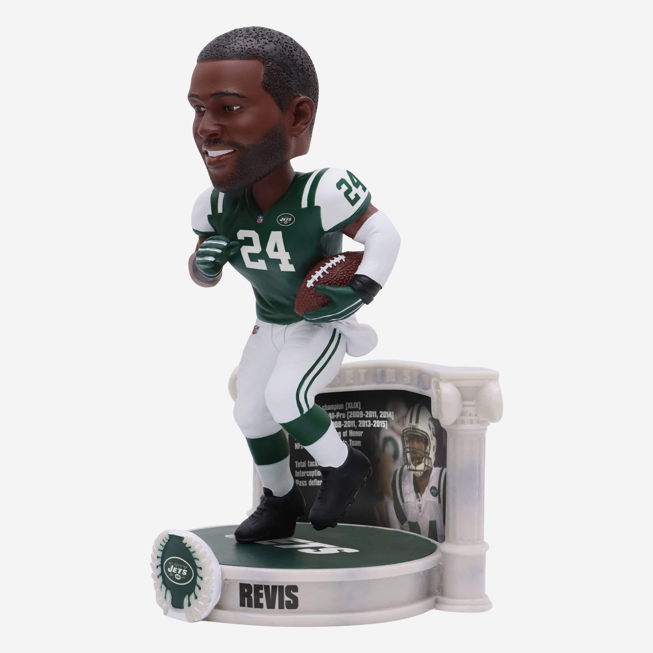 Darrelle Revis New York Jets Career Retrospective Bobblehead - Image 4
