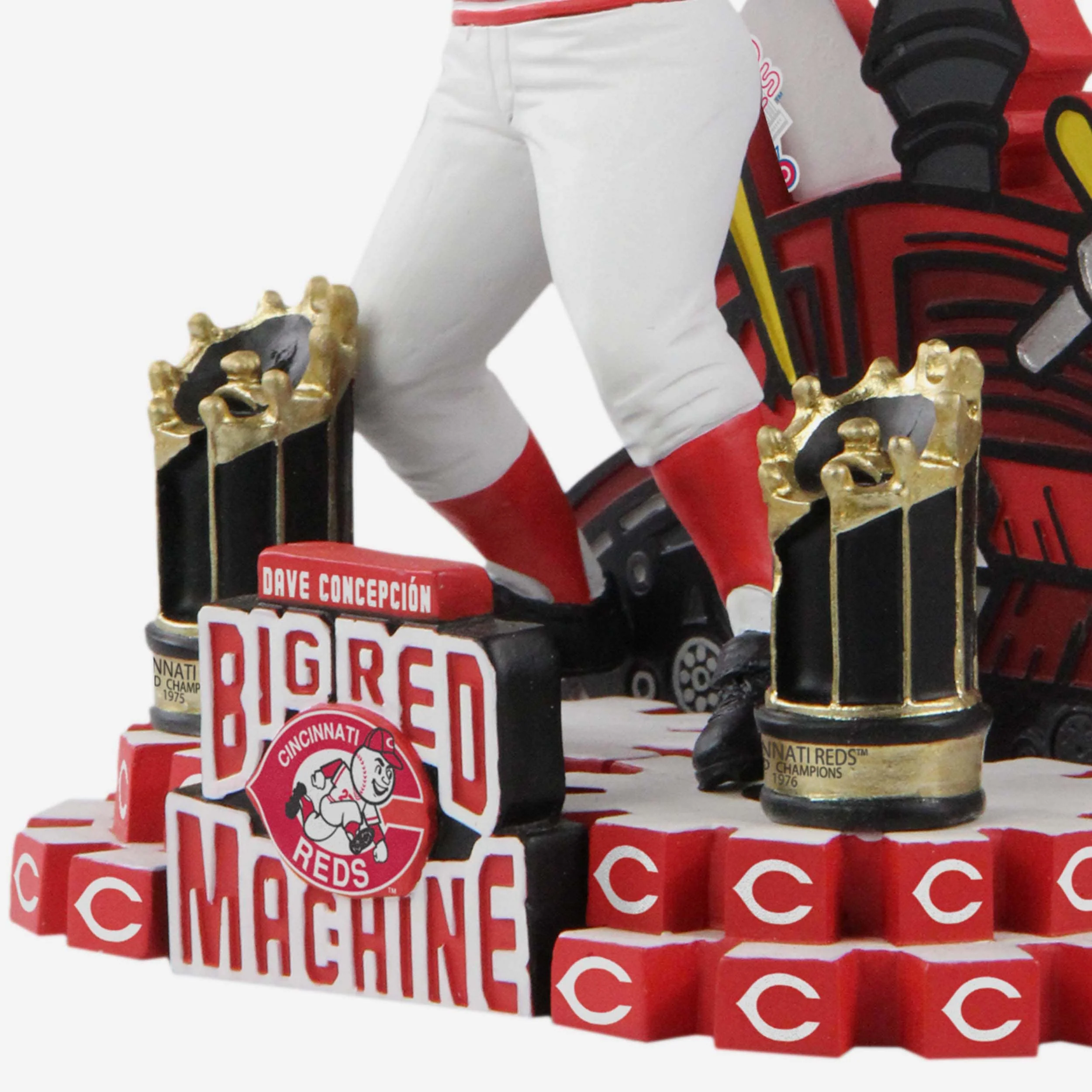 Dave Concepcion Cincinnati Reds 1976 World Series Champions Big Red Machine Bobblehead - Image 3