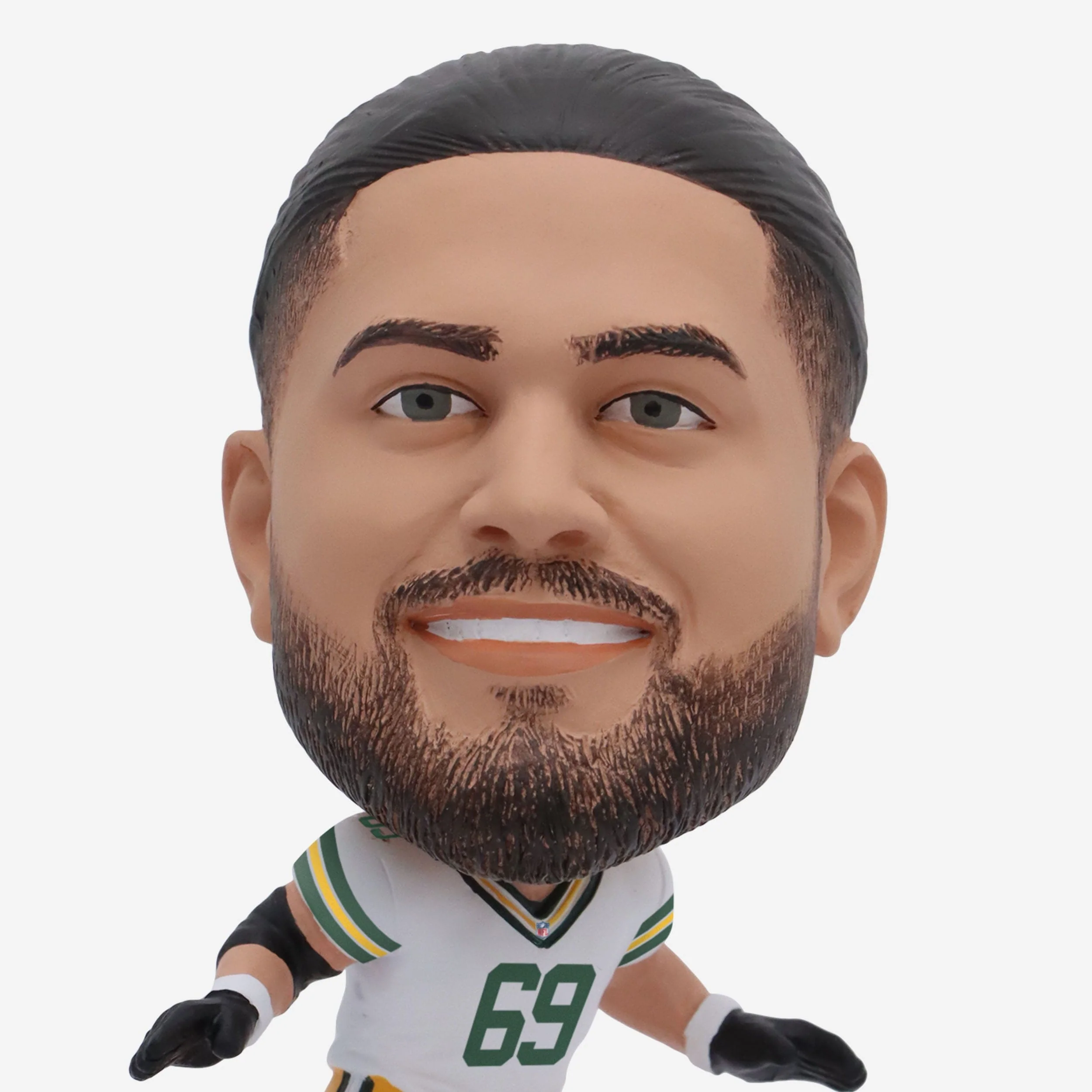 David Bakhtiari Green Bay Packers Field Stripe Mini Bighead Bobblehead - Image 2