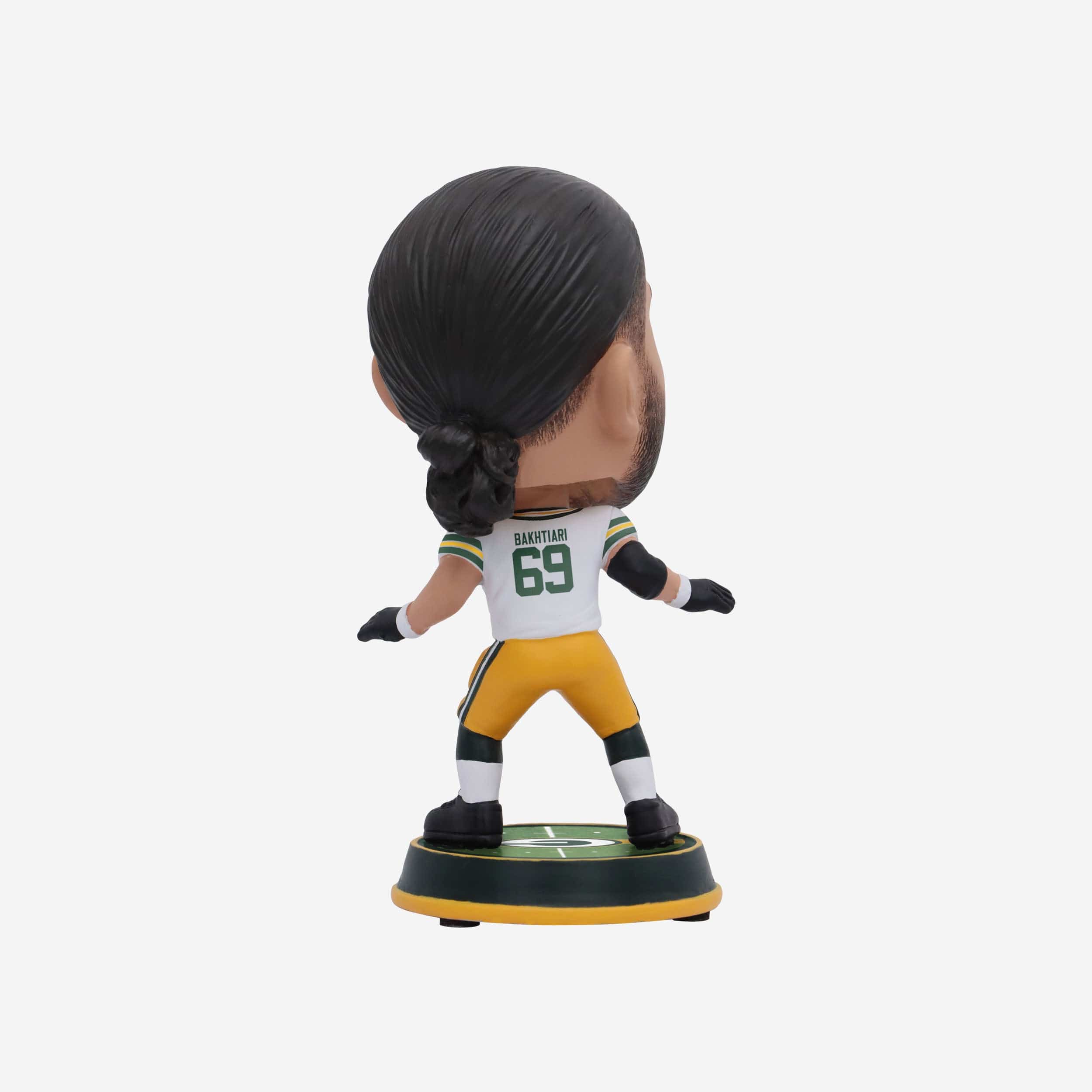 David Bakhtiari Green Bay Packers Field Stripe Mini Bighead Bobblehead - Image 5