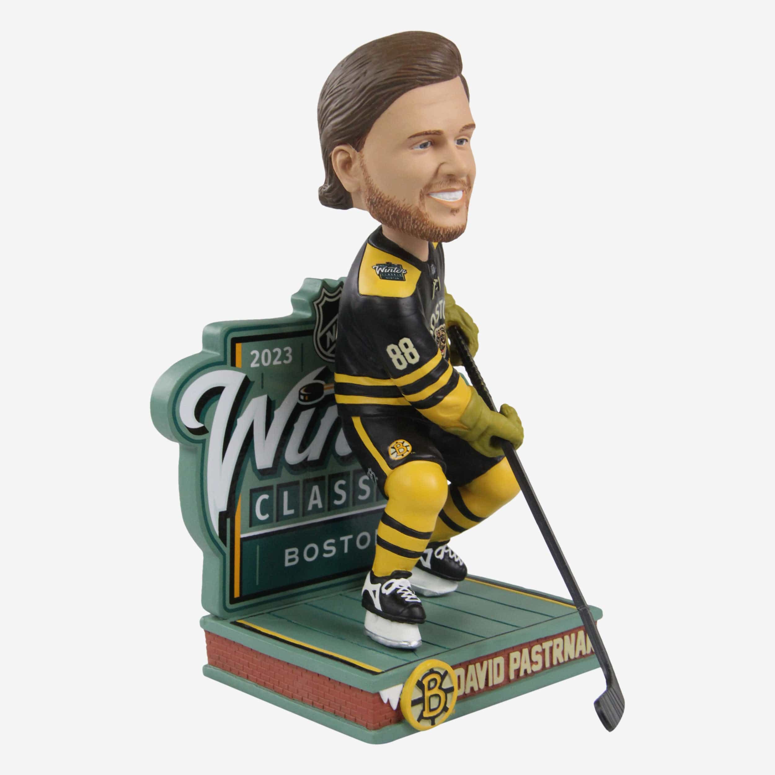 David Pastrnak Boston Bruins 2023 Winter Classic Bobblehead - Image 4