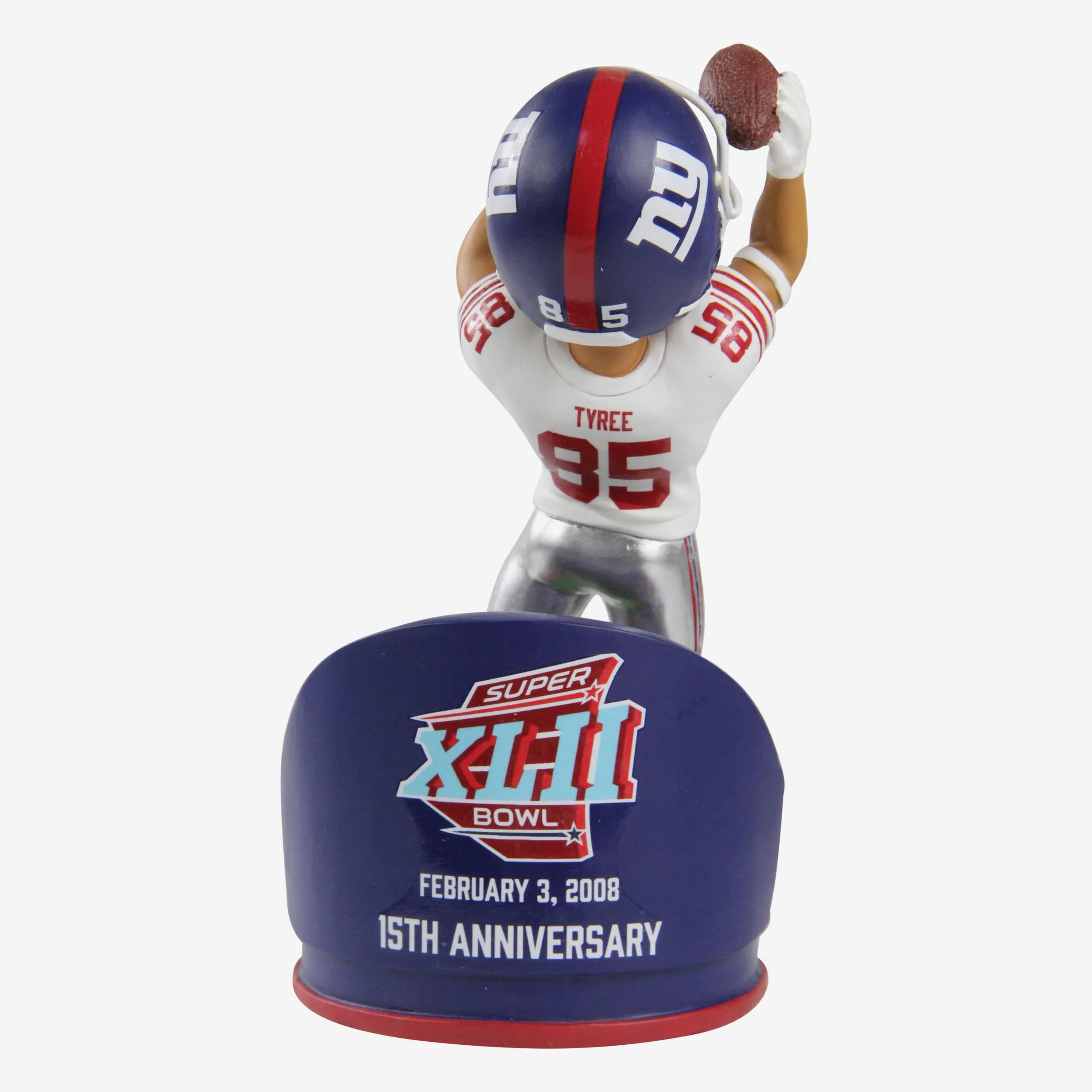 David Tyree New York Giants Super Bowl XLII The Catch 15th Anniversary Bobblehead - Image 5