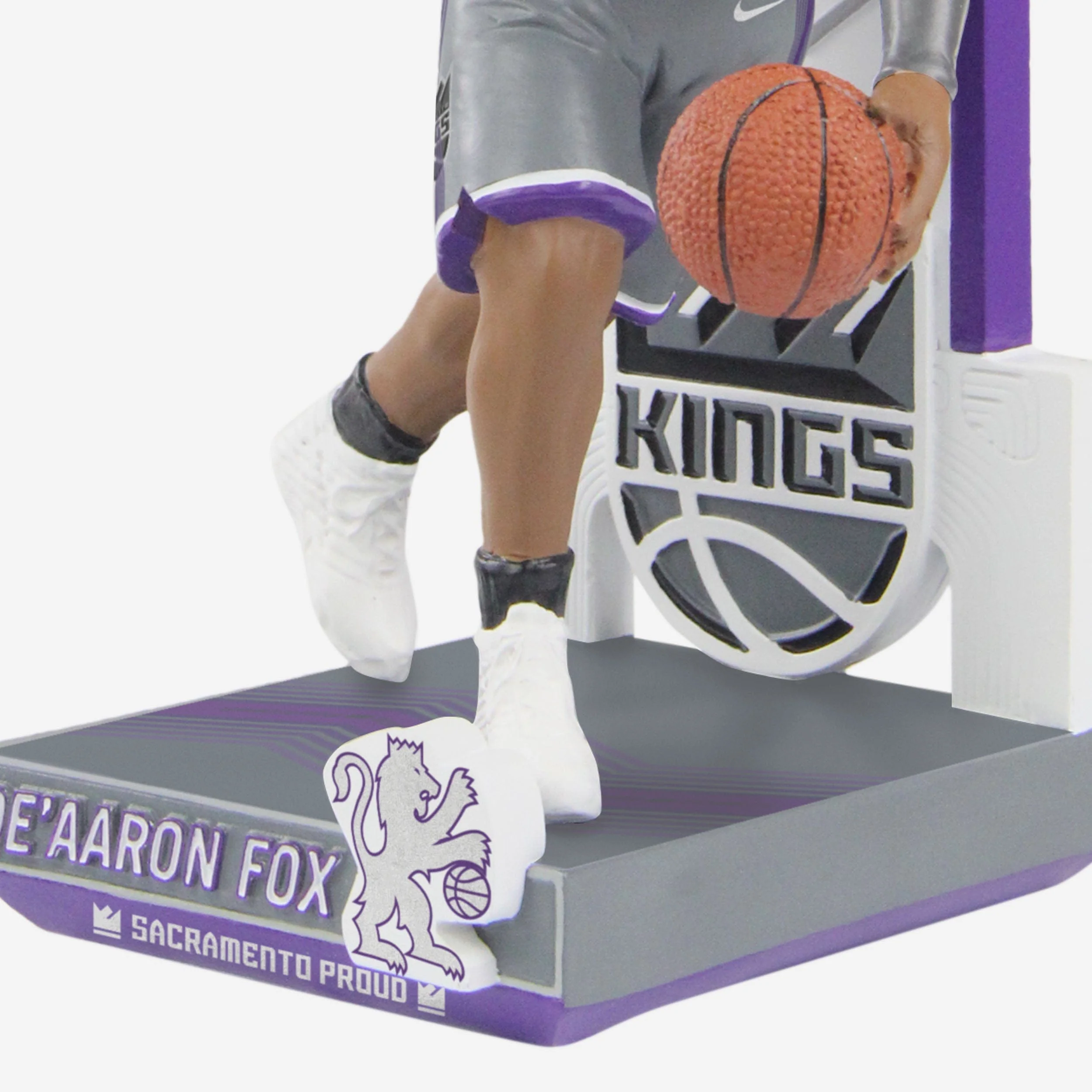 De'Aaron Fox Sacramento Kings 2023 City Jersey Bobblehead - Image 3