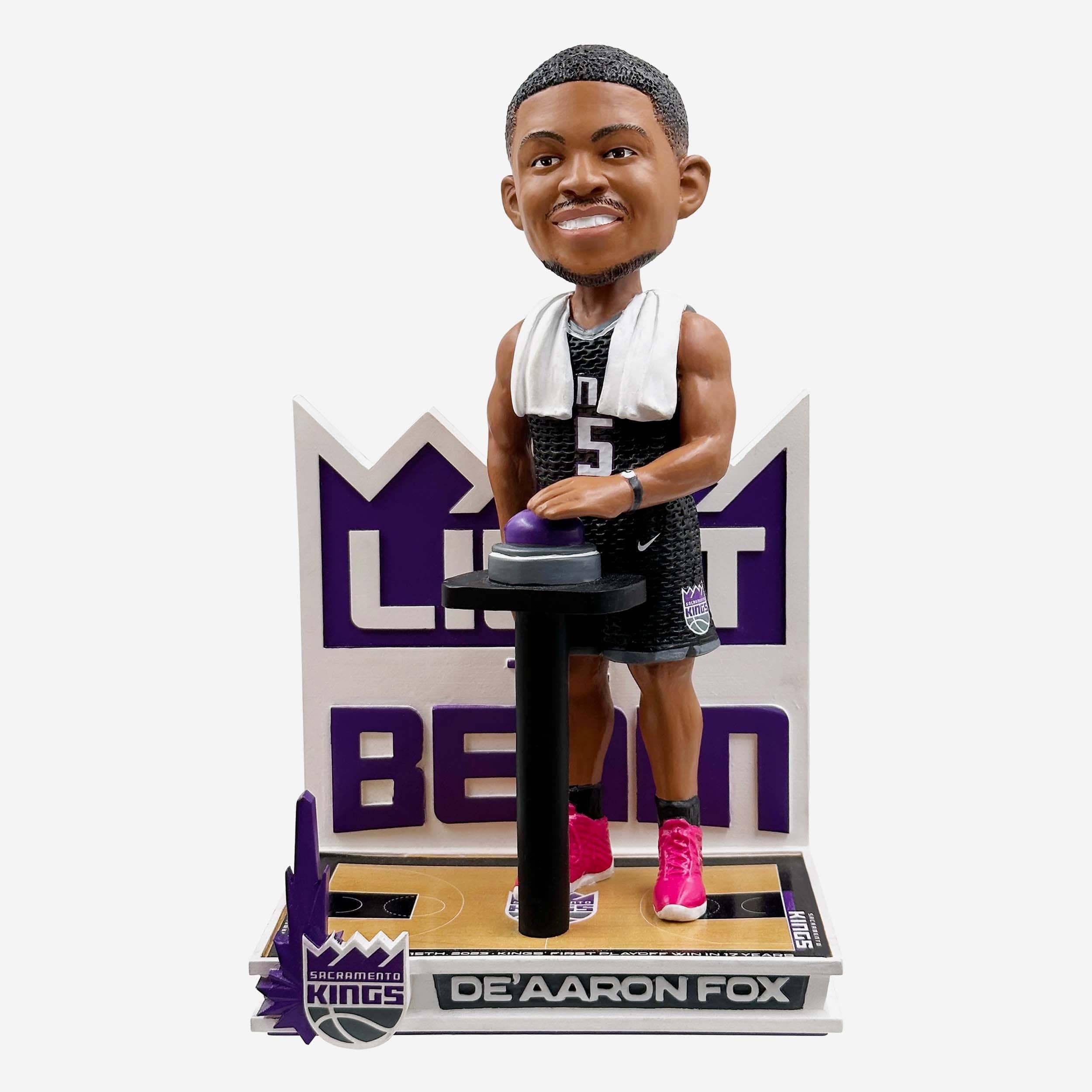 De'Aaron Fox Sacramento Kings Light the Beam Bobblehead