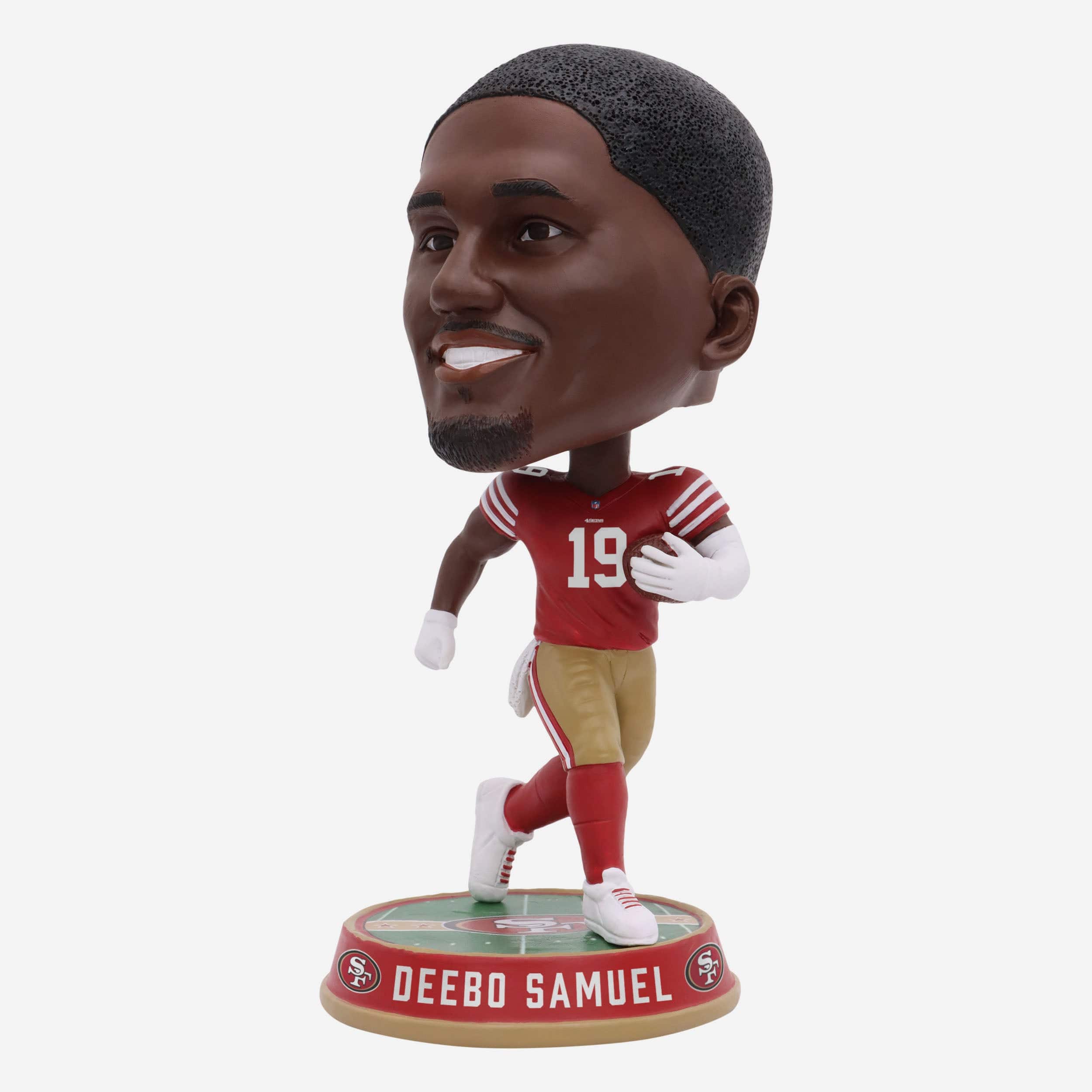 Deebo Samuel San Francisco 49ers Field Stripe Bighead Bobblehead