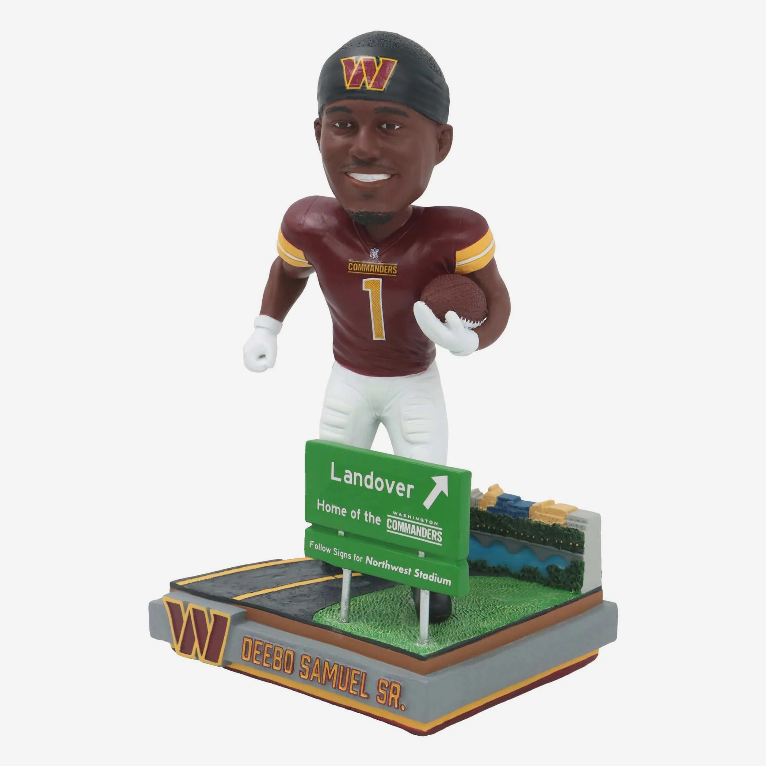 Deebo Samuel Washington Commanders Next Stop Bobblehead - Image 4