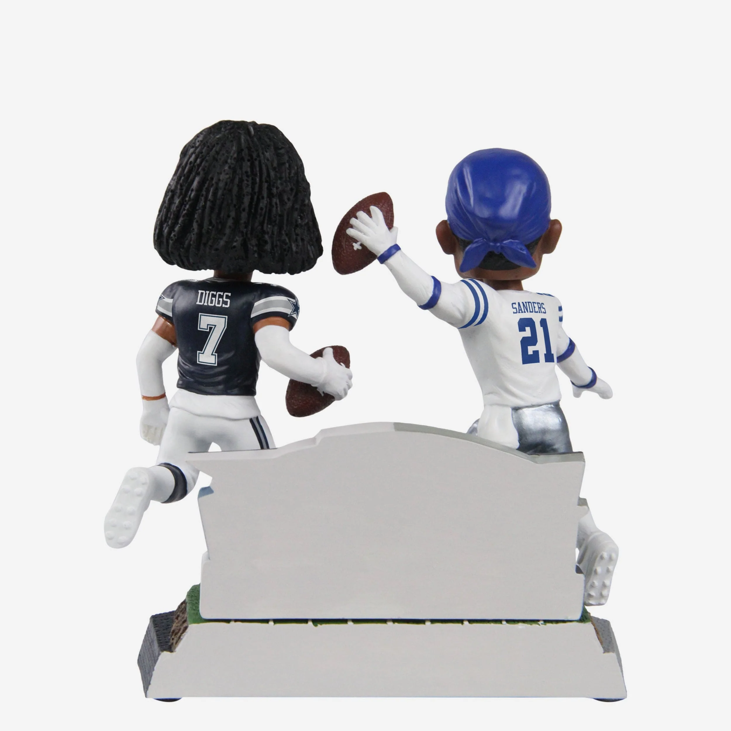 Deion Sanders & Trevon Diggs Dallas Cowboys Then And Now Bobblehead - Image 6