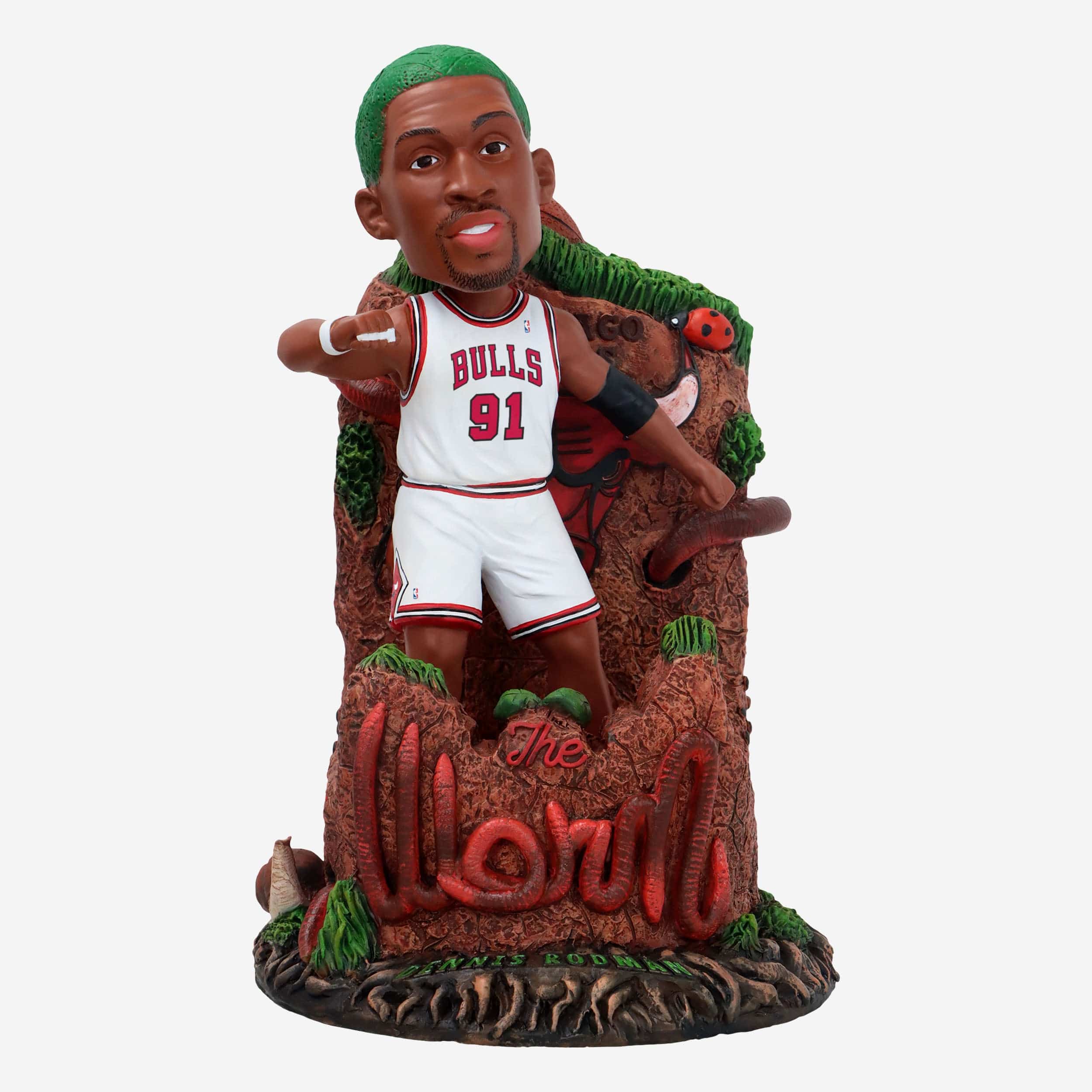 Dennis Rodman Chicago Bulls Nickname Bobblehead