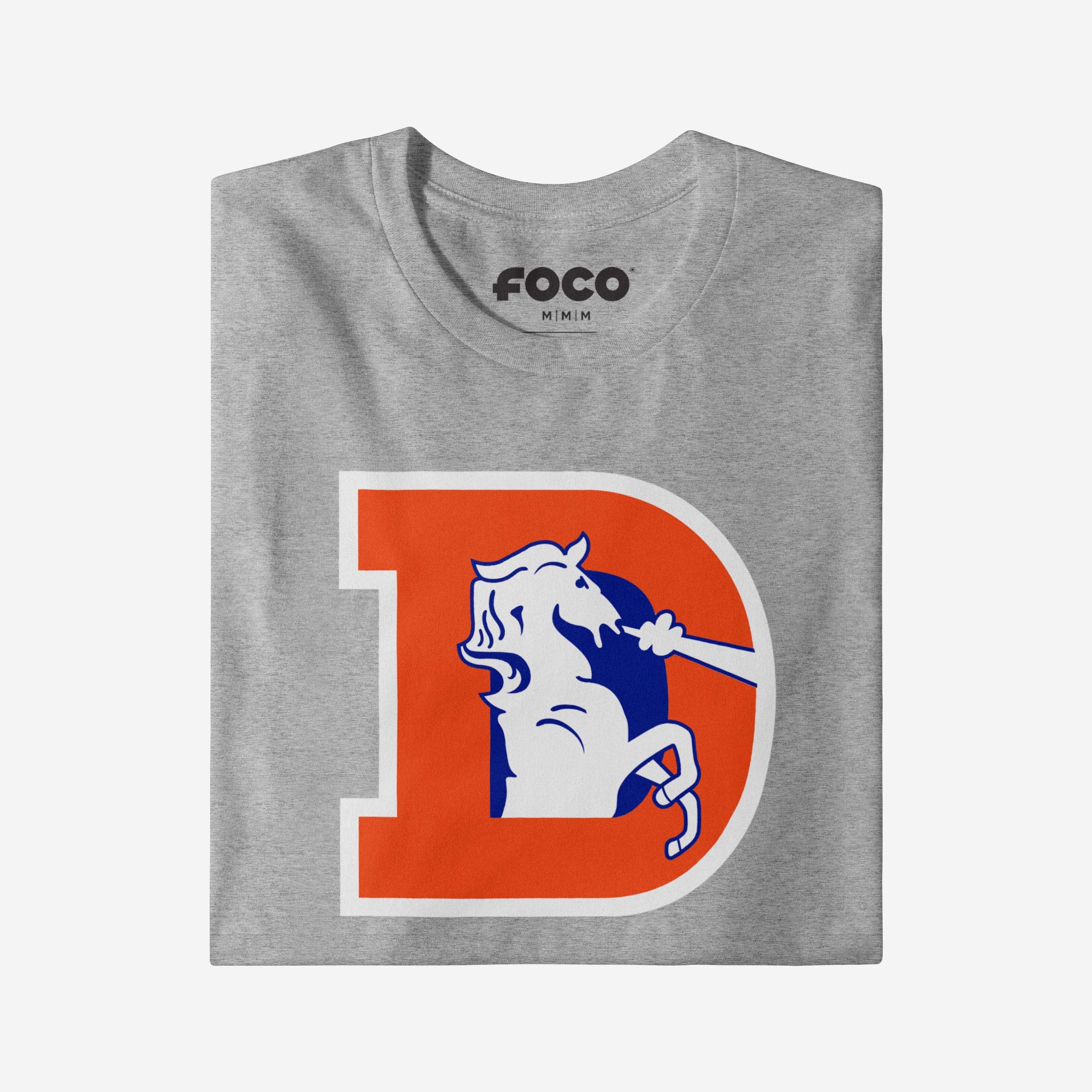 Denver Broncos 1993 Retro Logo Long Sleeve T-Shirt - Image 4