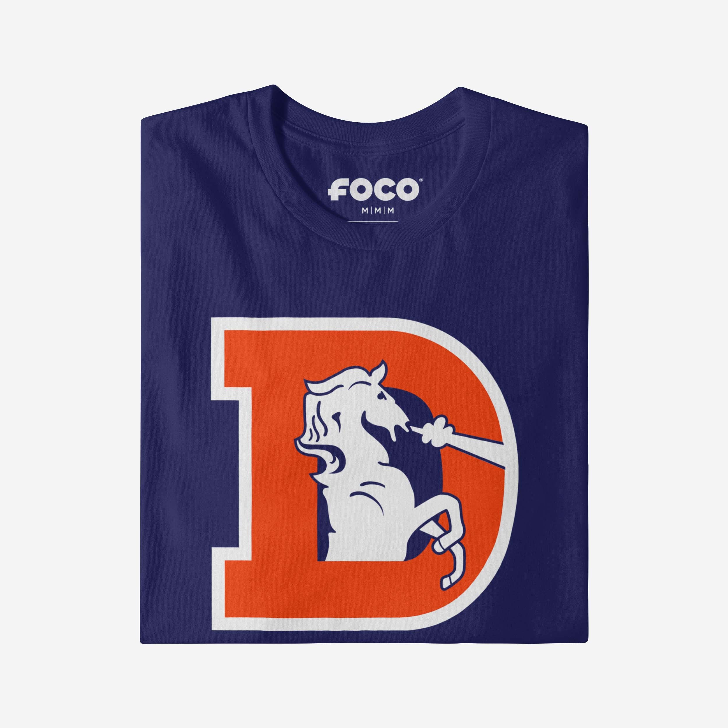 Denver Broncos 1993 Retro Logo T-Shirt - Image 4
