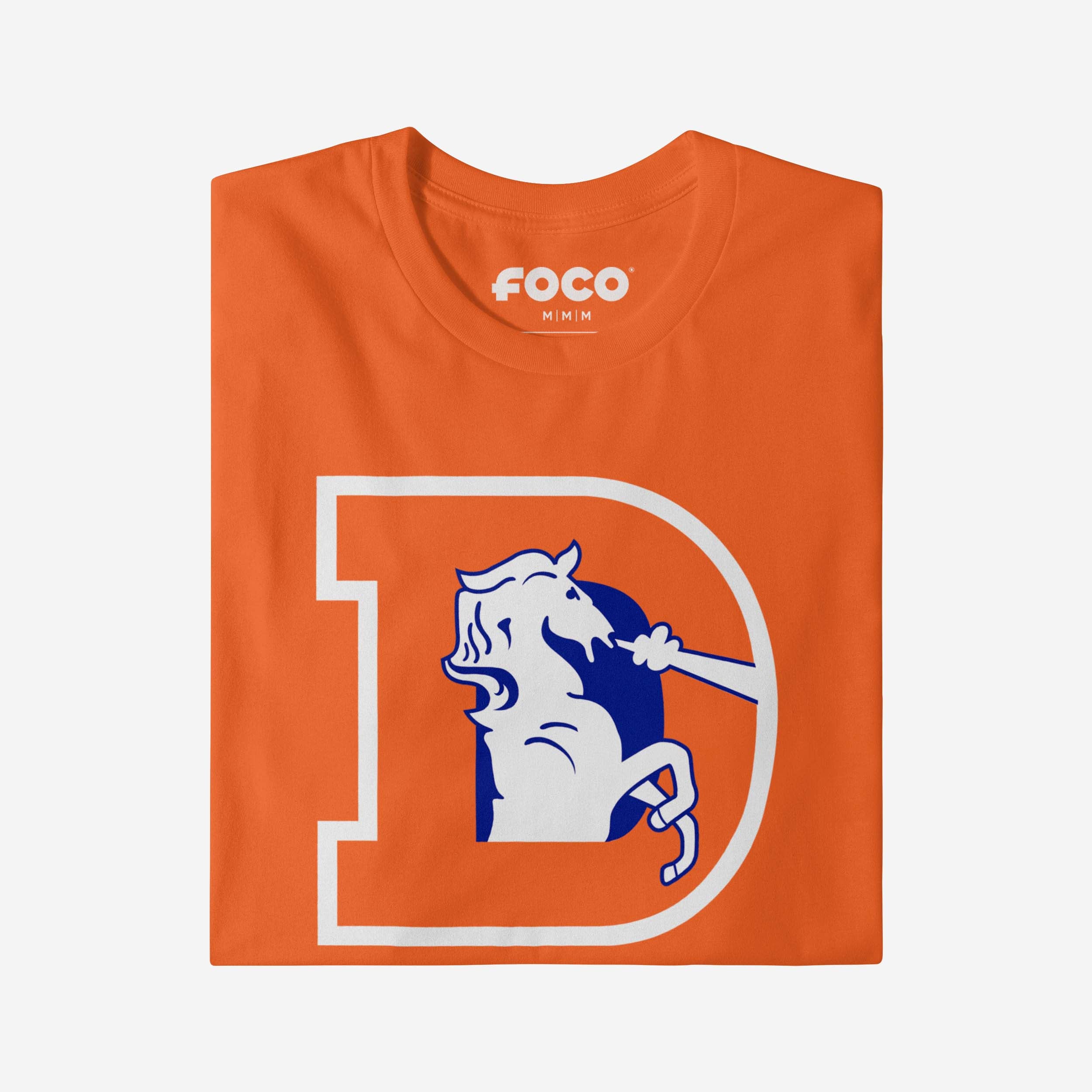 Denver Broncos 1993 Retro Logo T-Shirt - Image 8