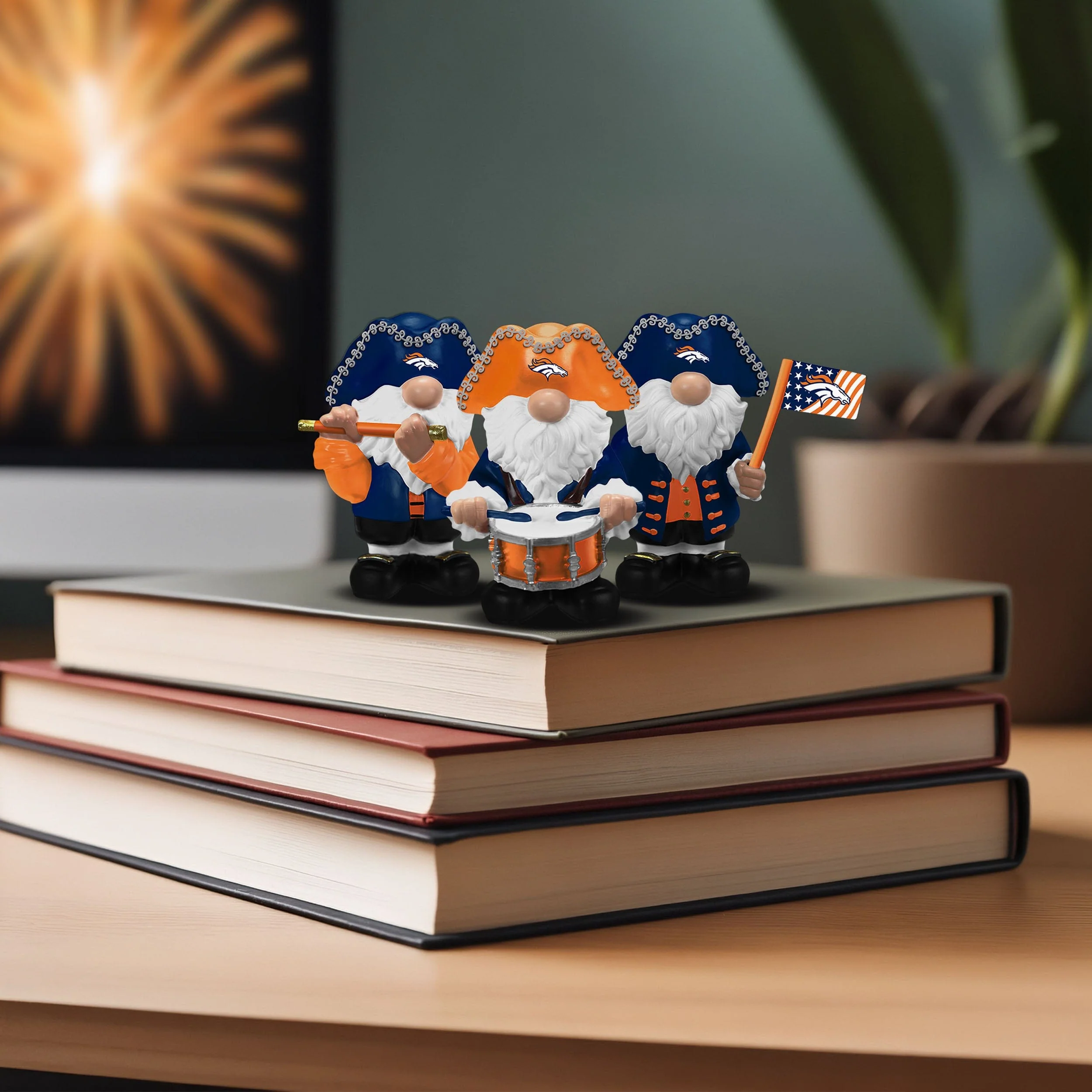 Denver Broncos 3 Pack Americana Mini Gnome Set - Image 4