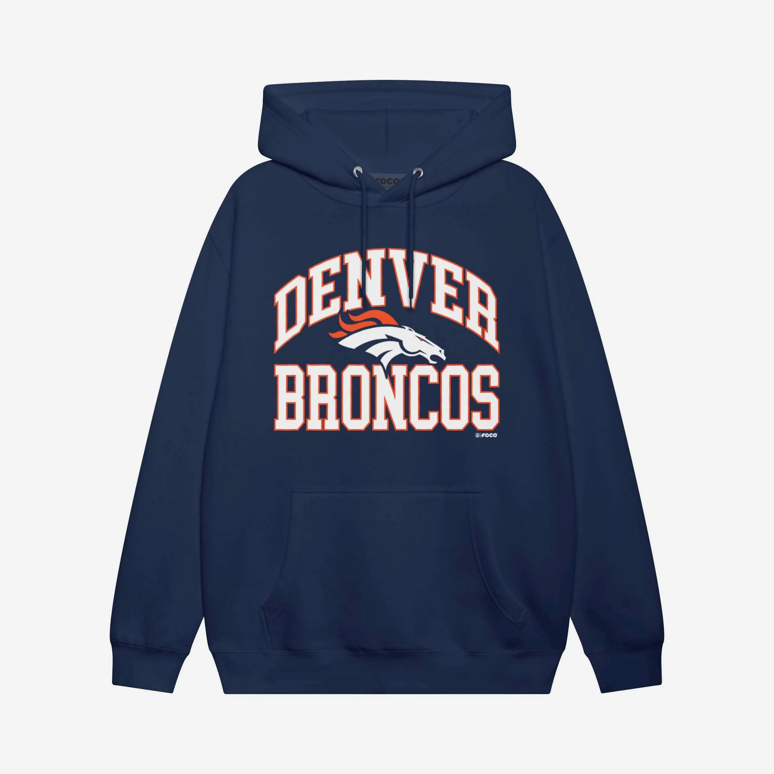Denver Broncos Arched Wordmark Hoodie