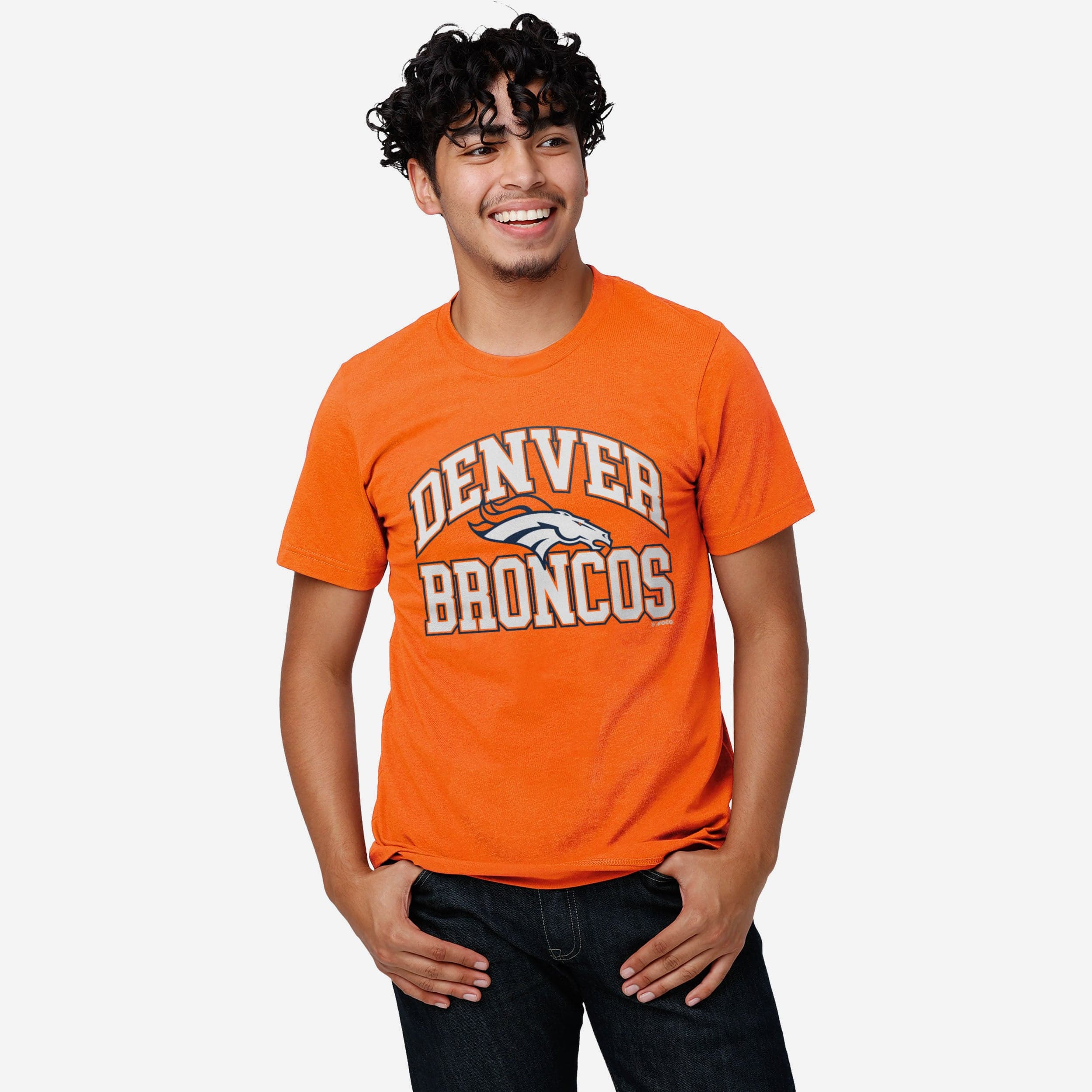 Denver Broncos Arched Wordmark T-Shirt - Image 2