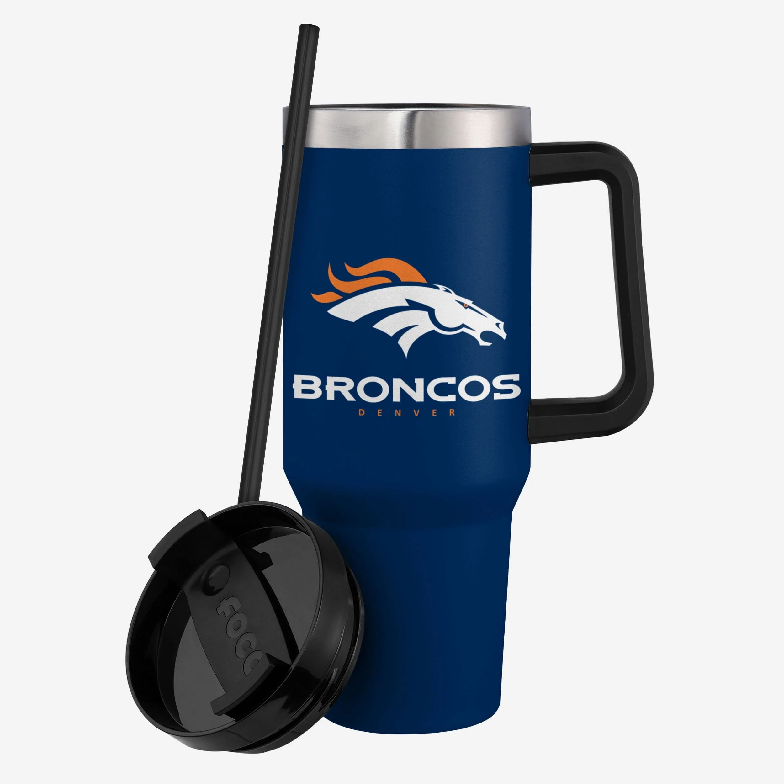 Denver Broncos Blue 40 oz XL Tumbler - Image 3