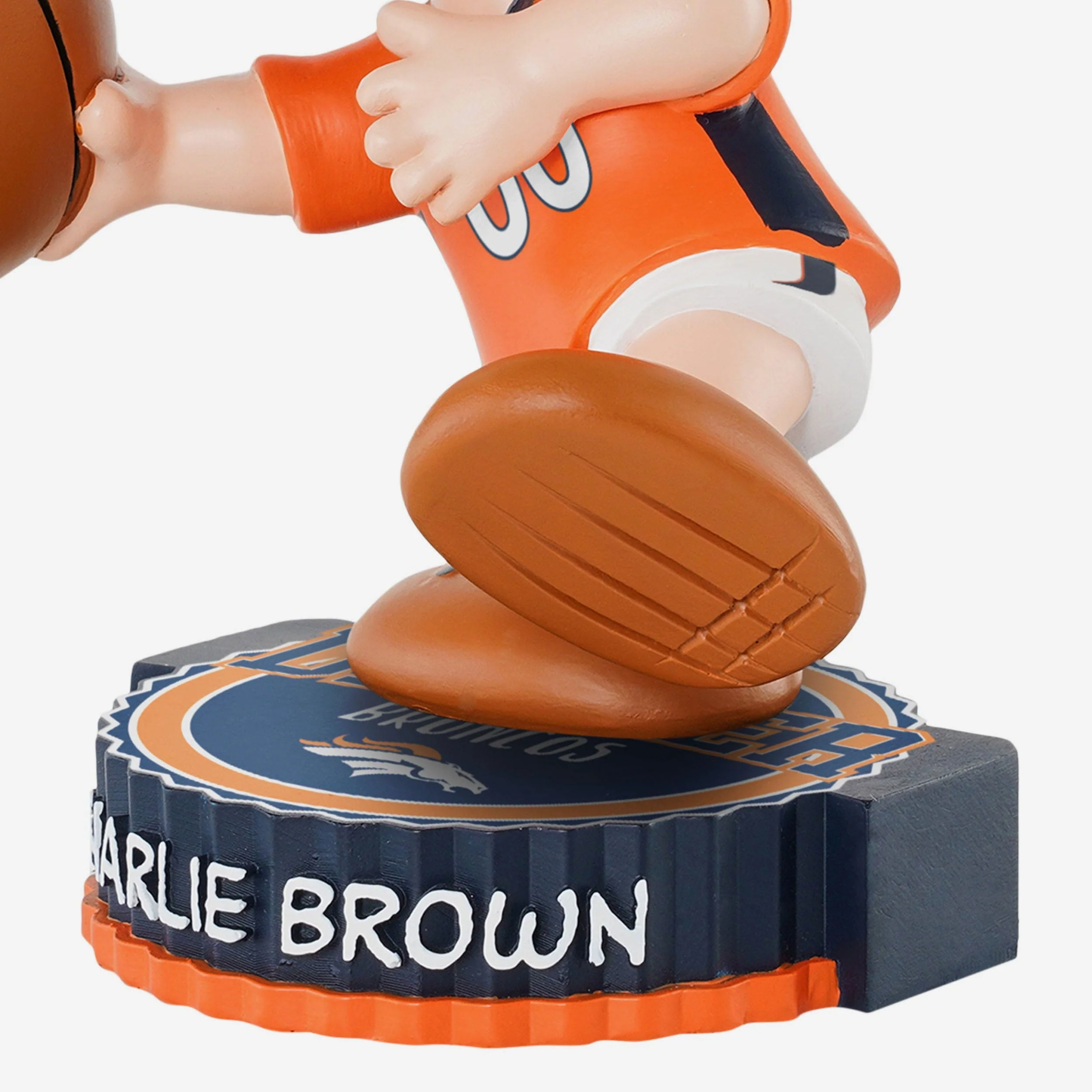 Denver Broncos Charlie Brown Peanuts Bighead Bobblehead - Image 3