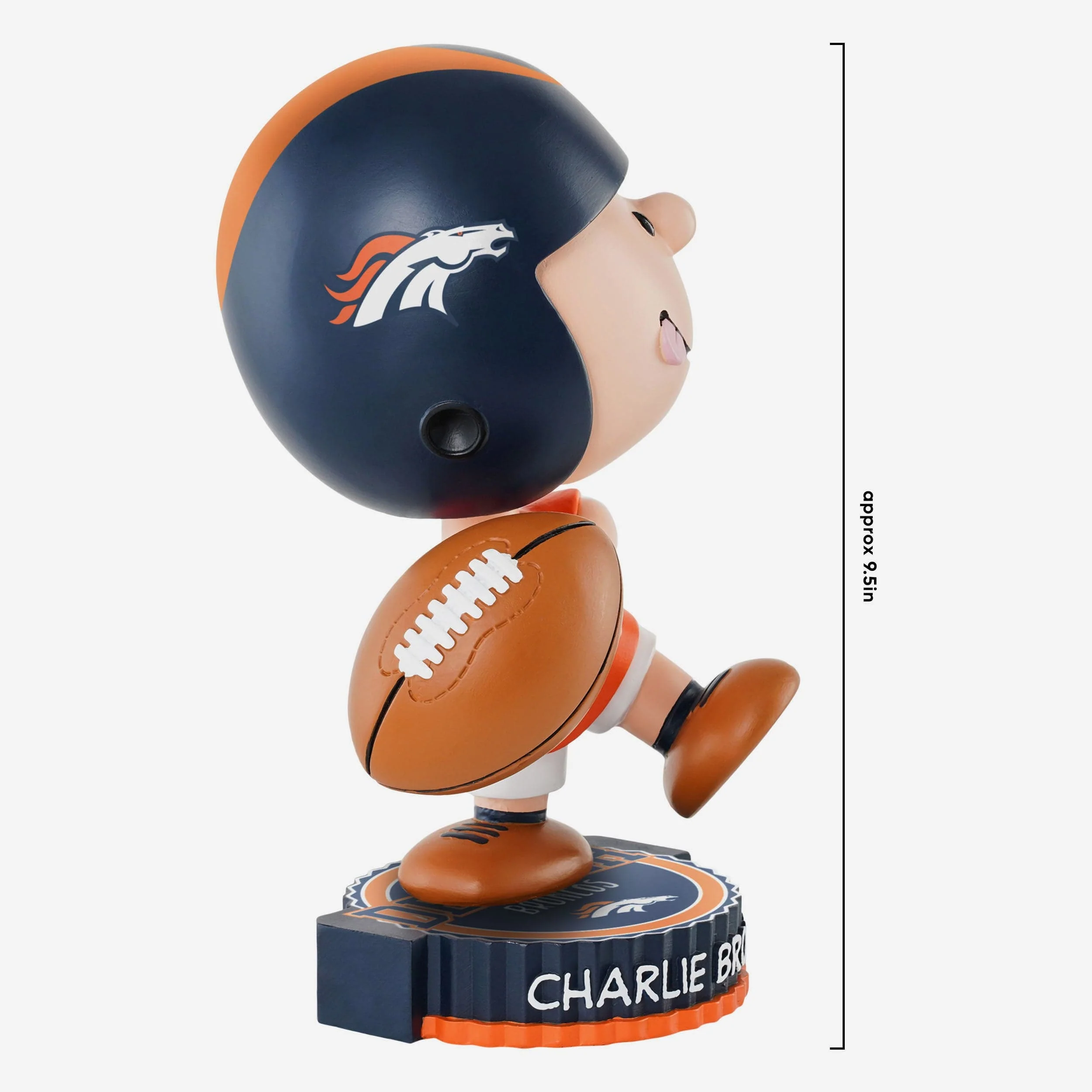 Denver Broncos Charlie Brown Peanuts Bighead Bobblehead - Image 4