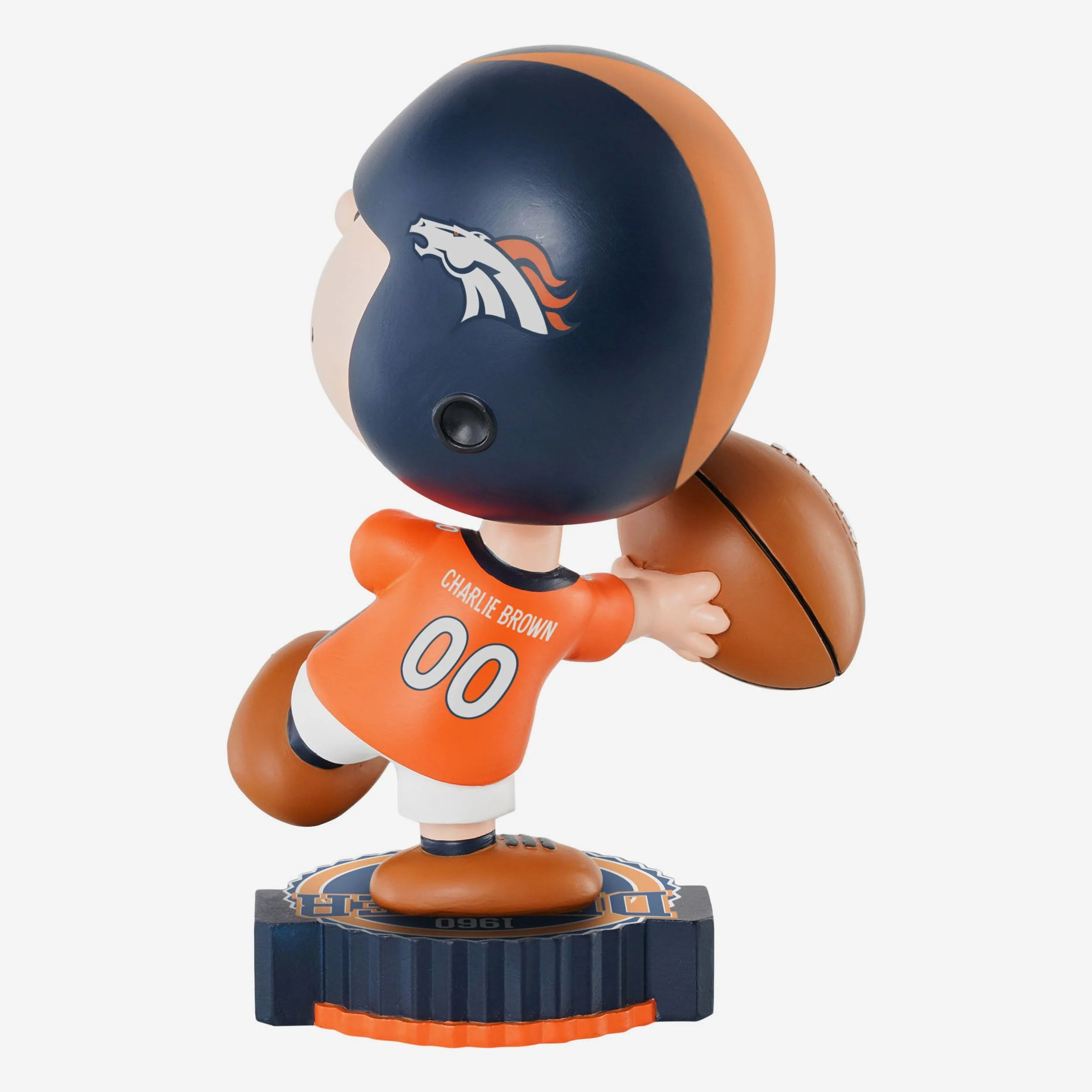 Denver Broncos Charlie Brown Peanuts Bighead Bobblehead - Image 5