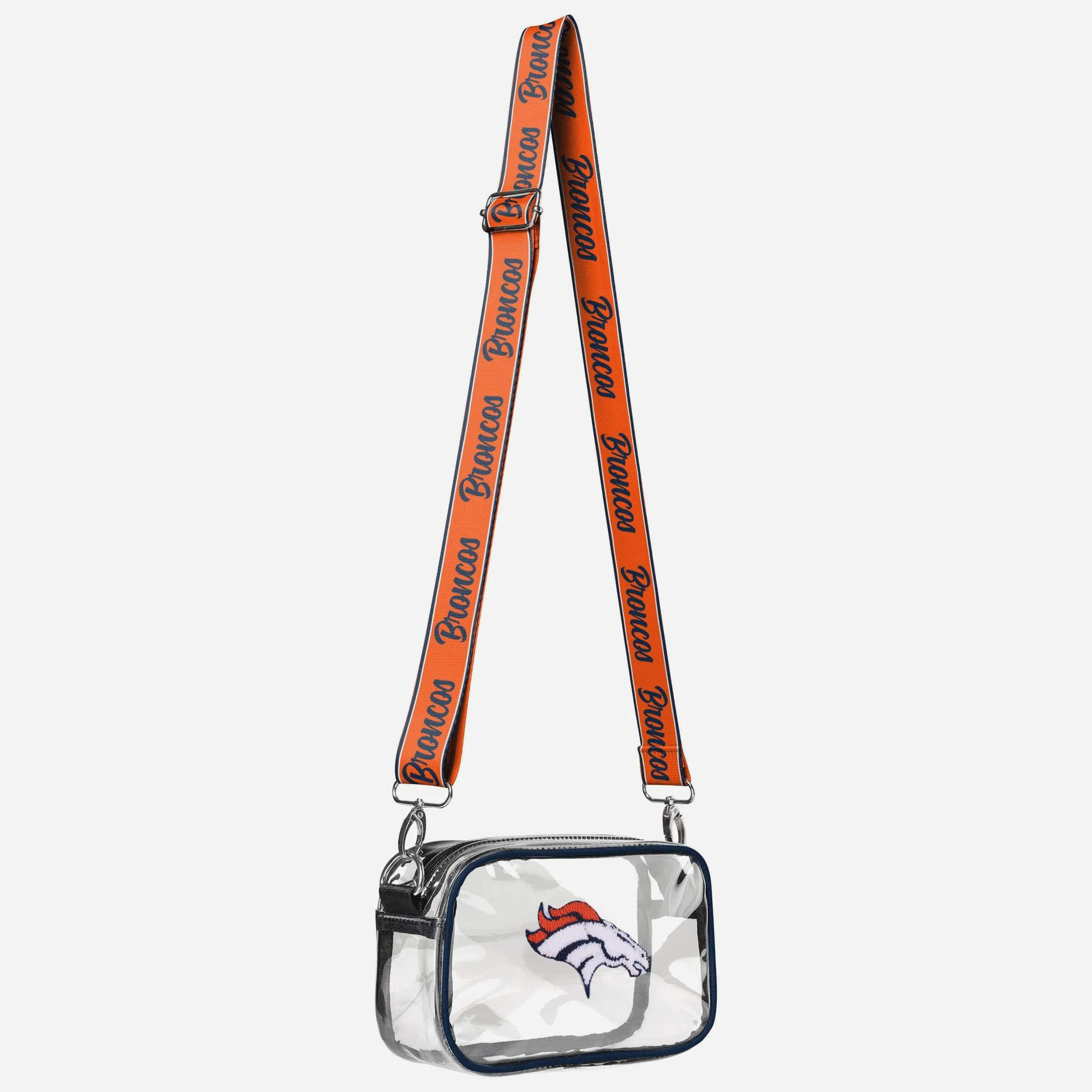Denver Broncos Chenille Logo Clear Crossbody Bag - Image 2