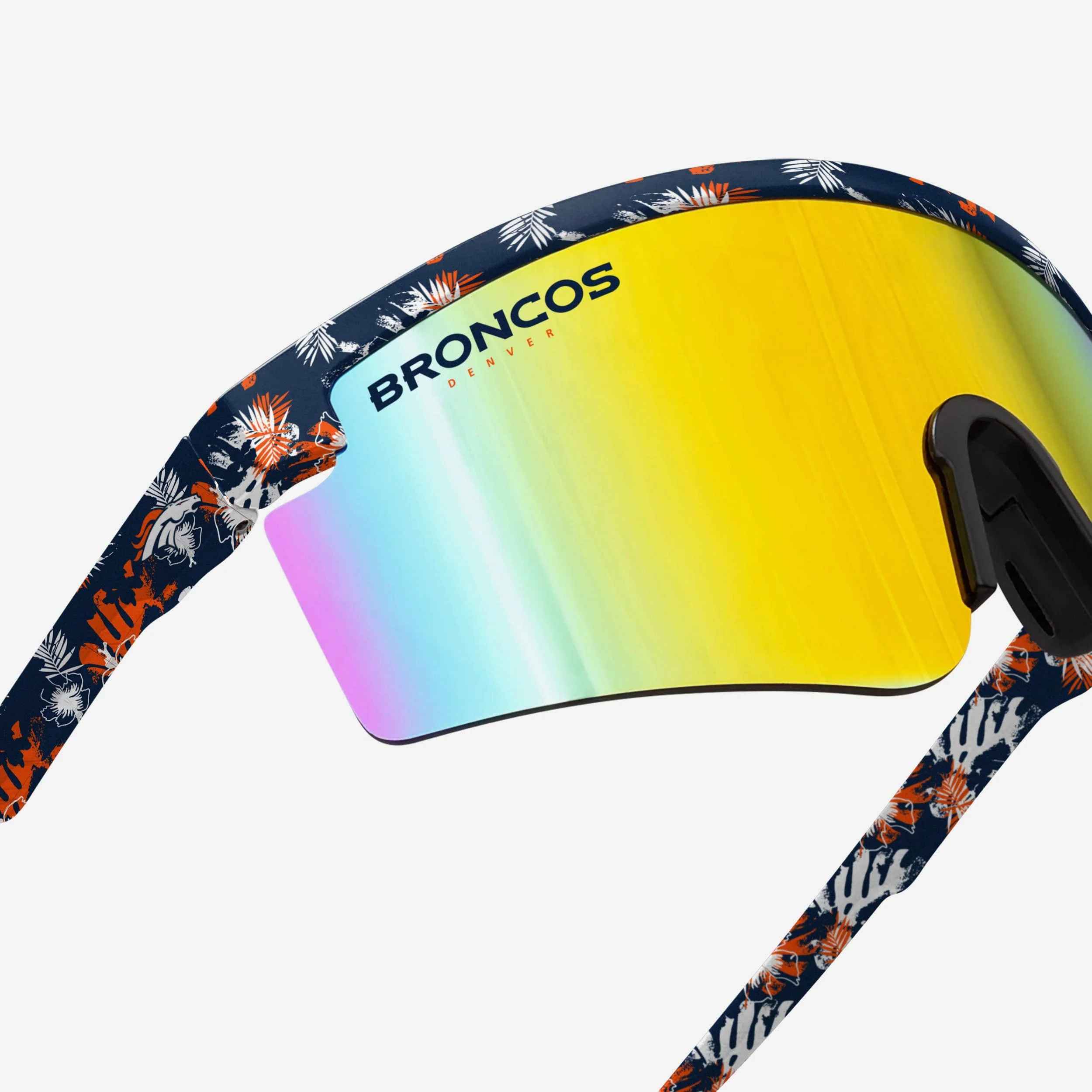 Denver Broncos Floral Large Frame Sunglasses - Image 4