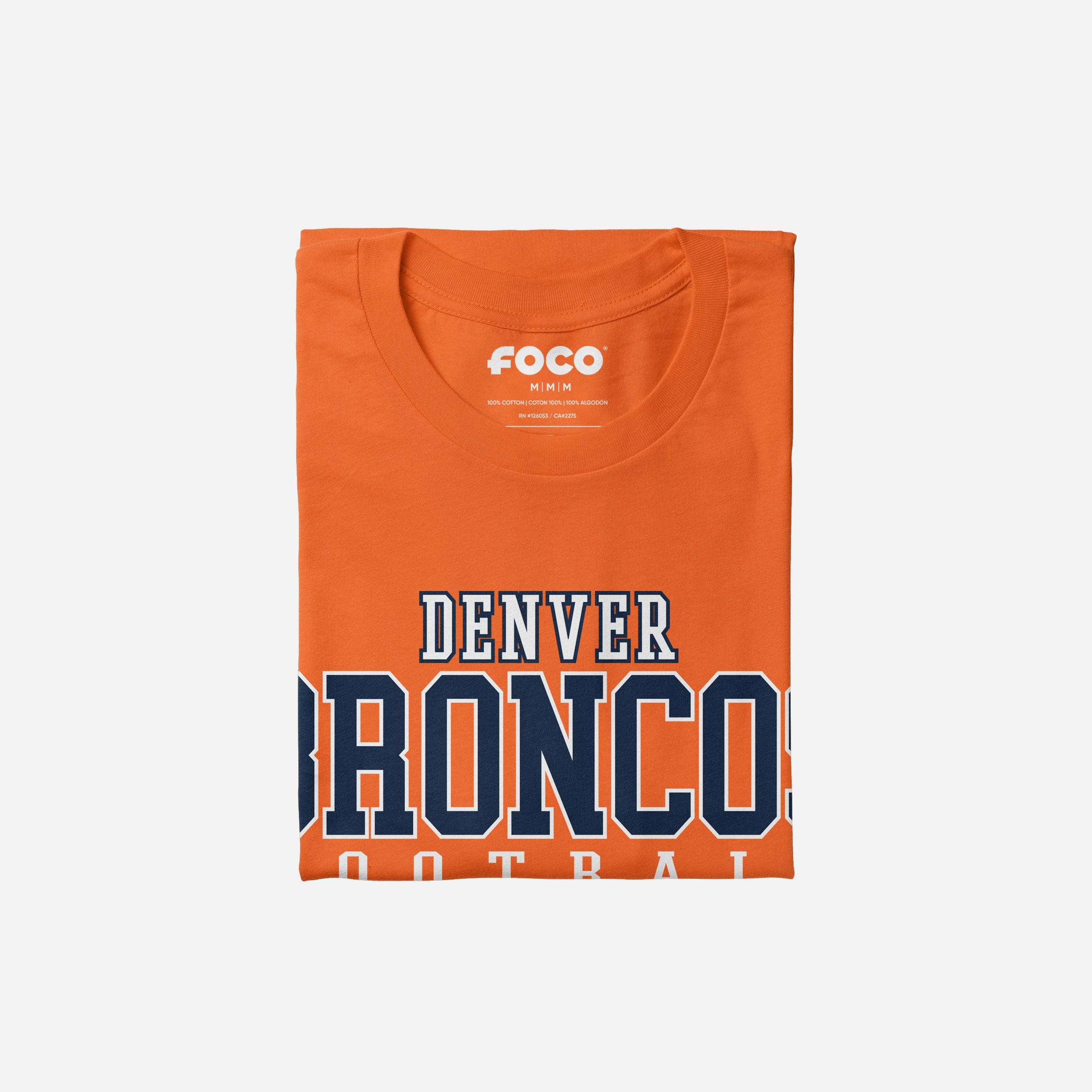 Denver Broncos Football Wordmark T-Shirt - Image 4