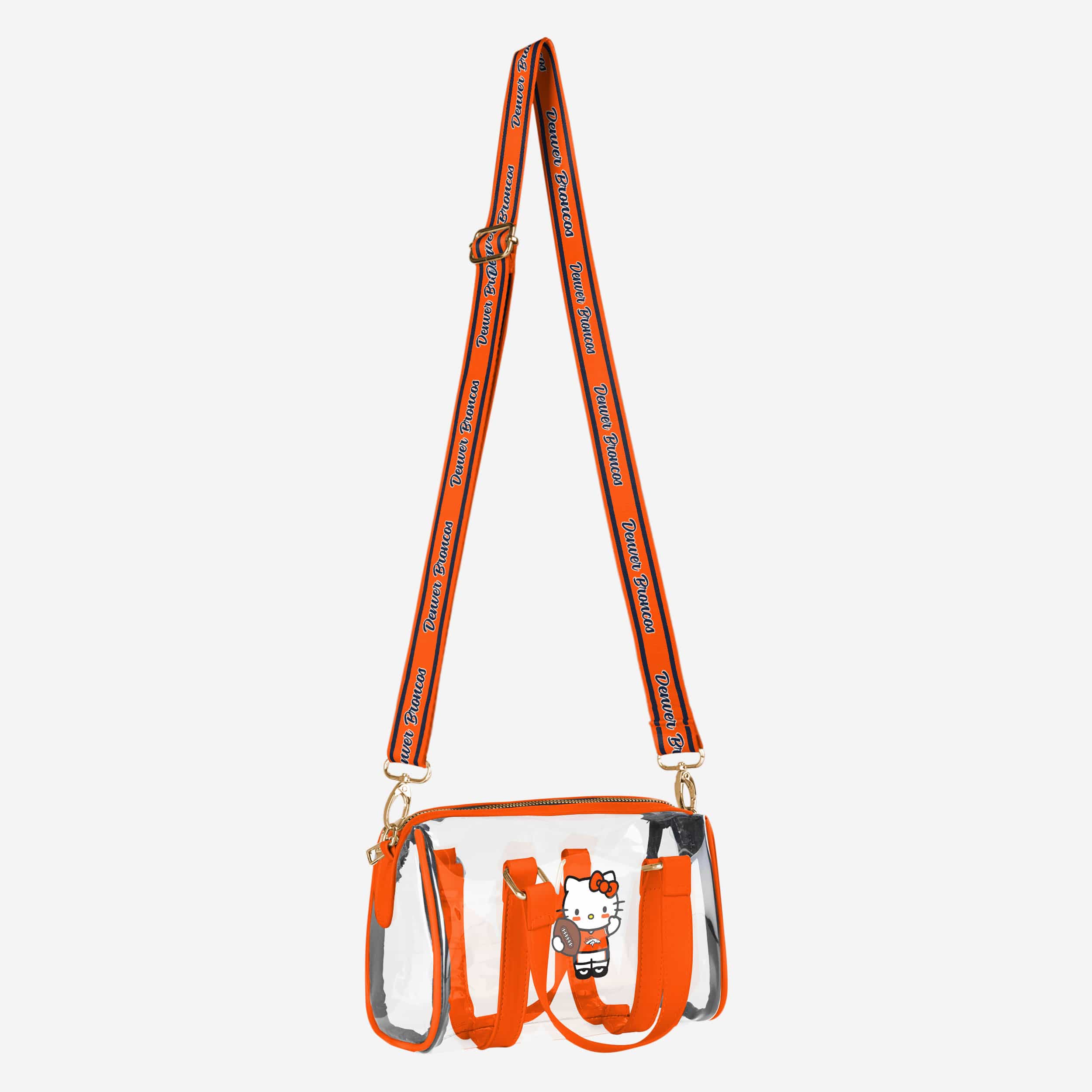 Denver Broncos Hello Kitty® Clear Barrel Bag - Image 2
