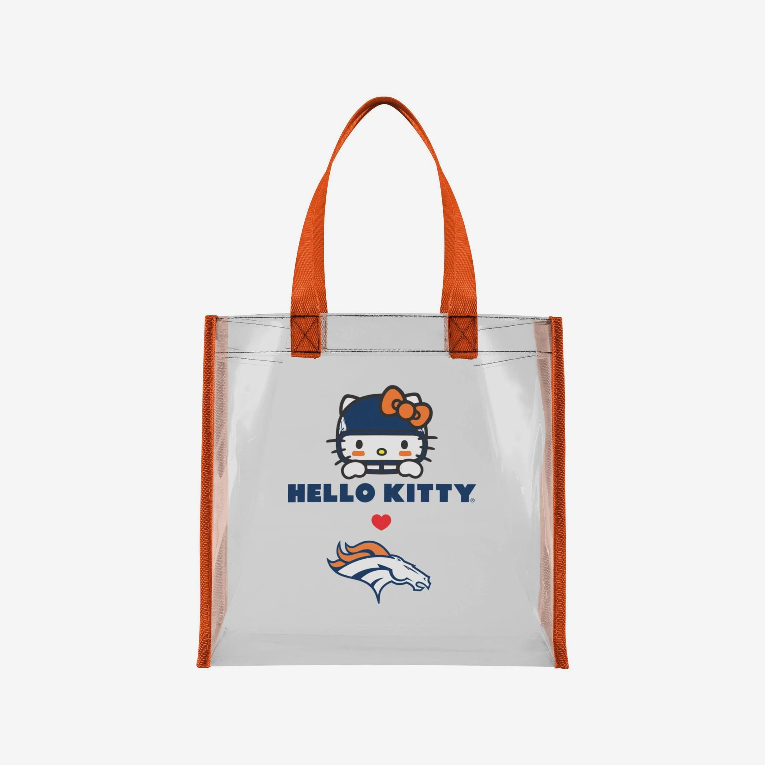 Denver Broncos Hello Kitty® Clear Tote Bag