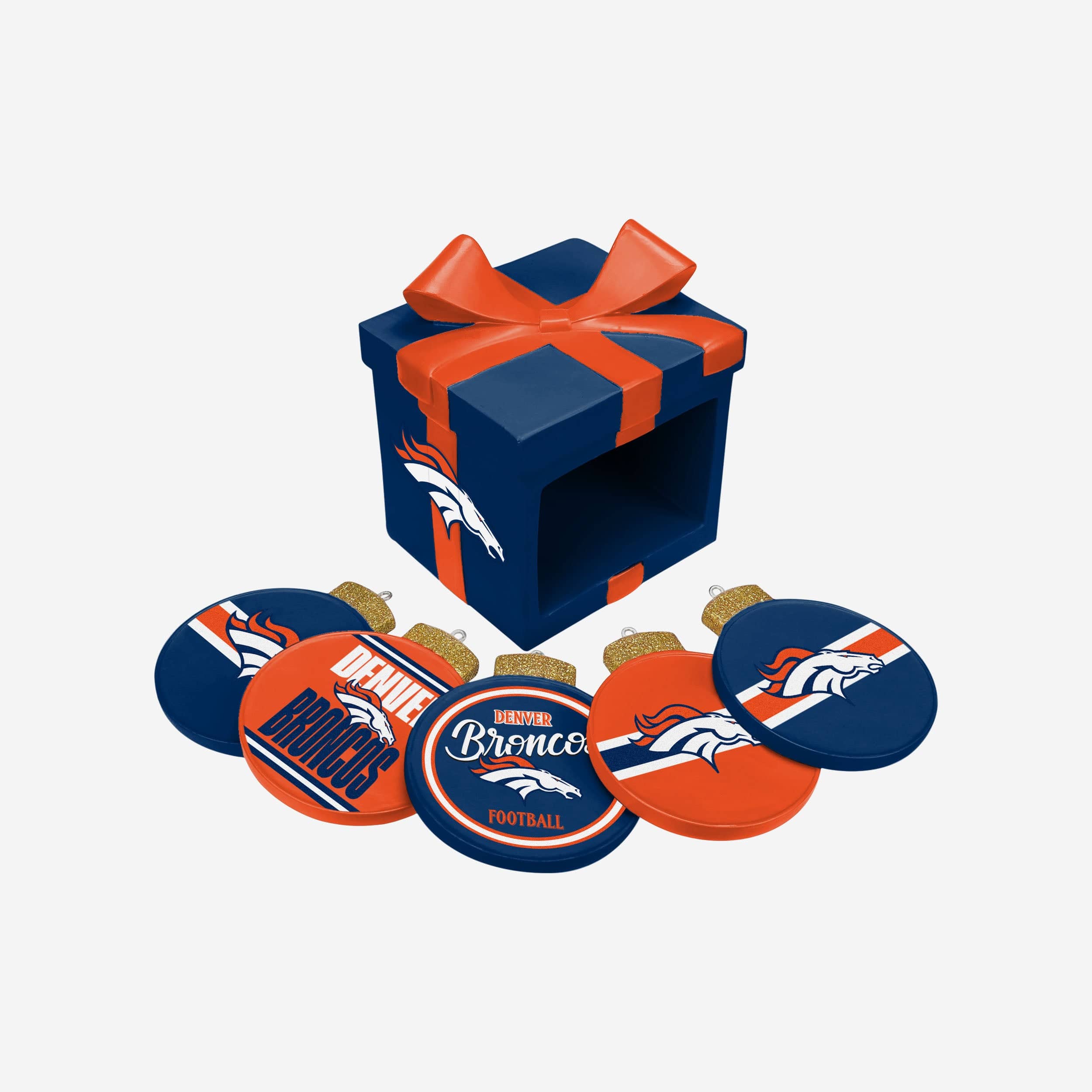 Denver Broncos Holiday 5 Pack Coaster Set - Image 3