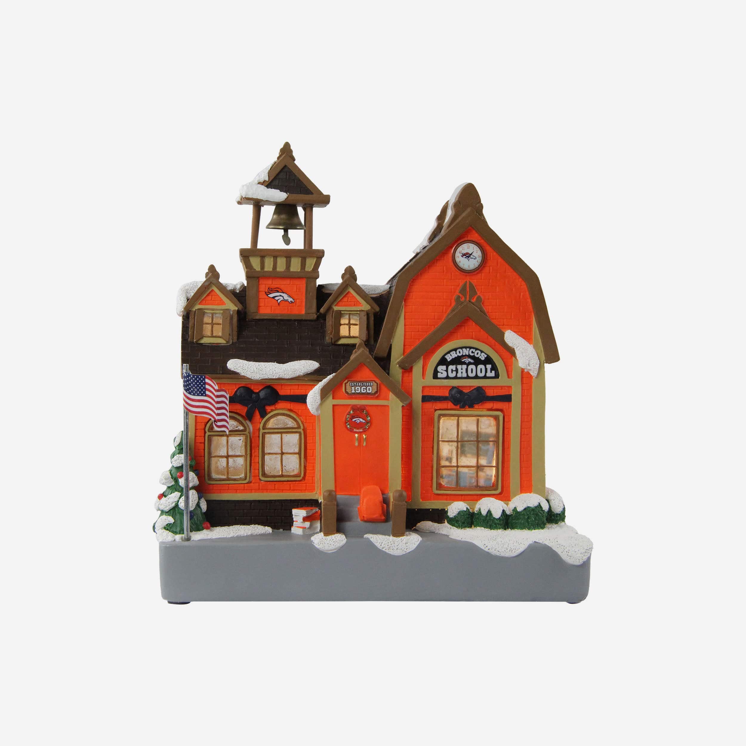Denver Broncos Light Up Team Schoolhouse