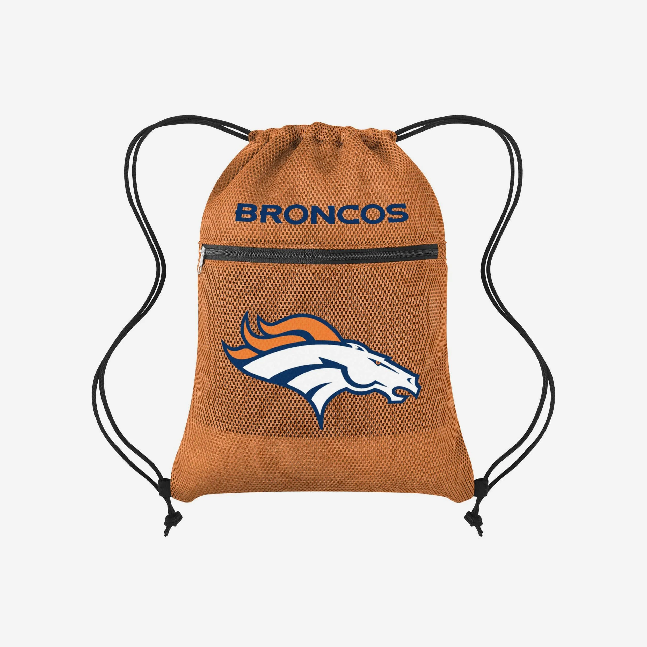 Denver Broncos Mesh Pocket Drawstring Backpack