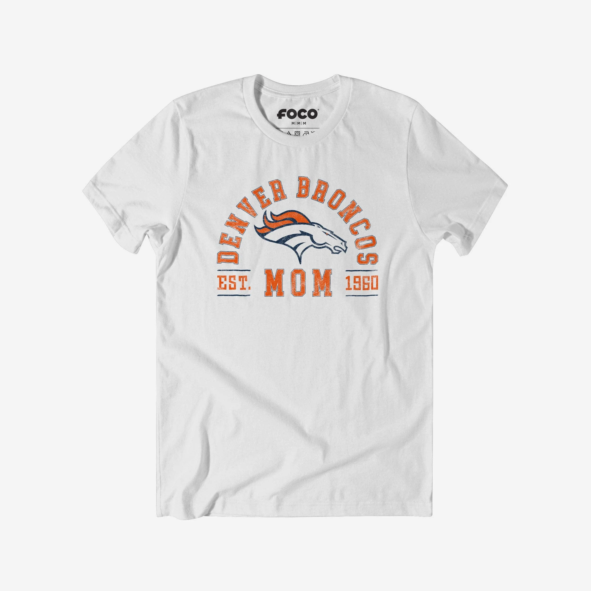 Denver Broncos Mom Arched T-Shirt