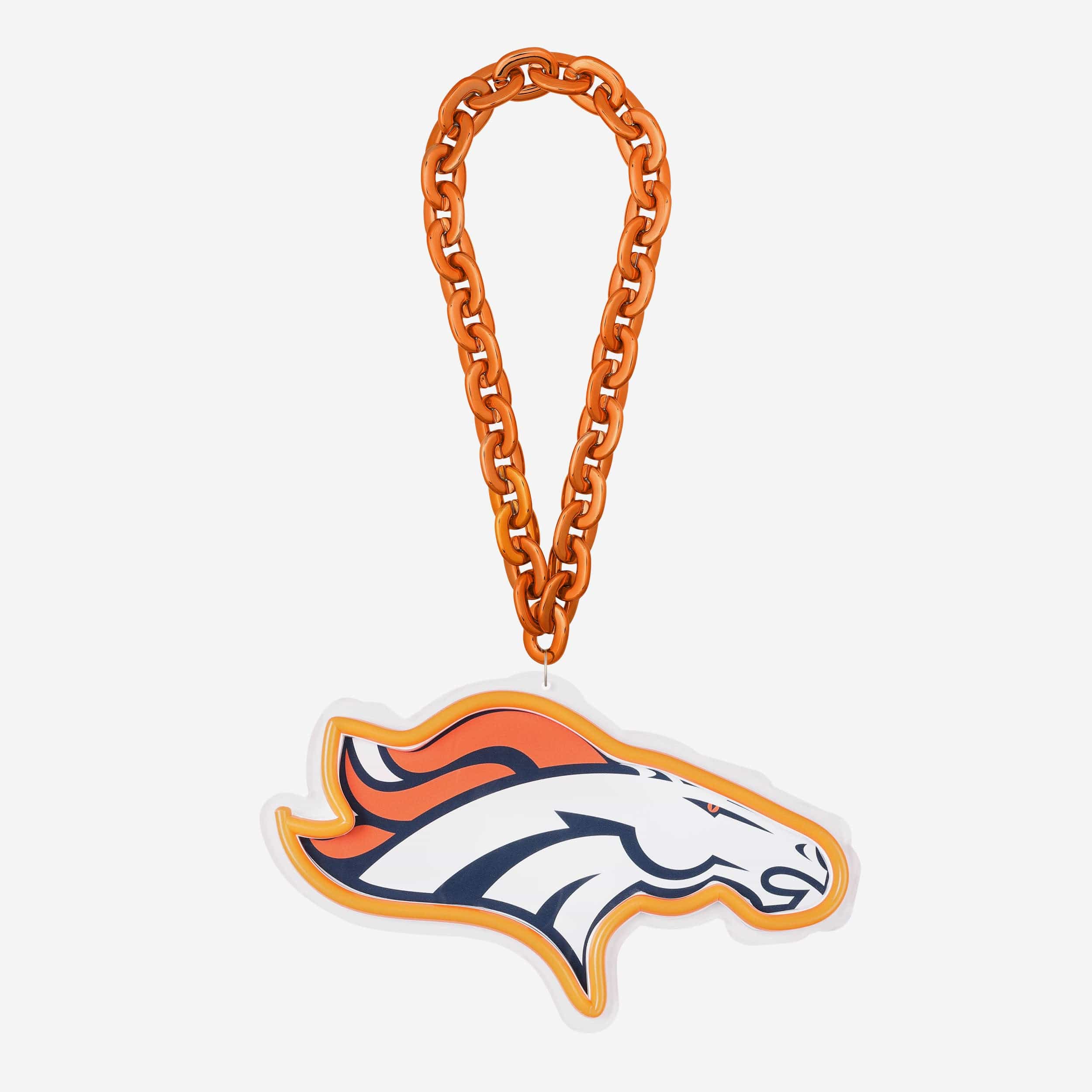 Denver Broncos Neon Light Up Big Logo Chain
