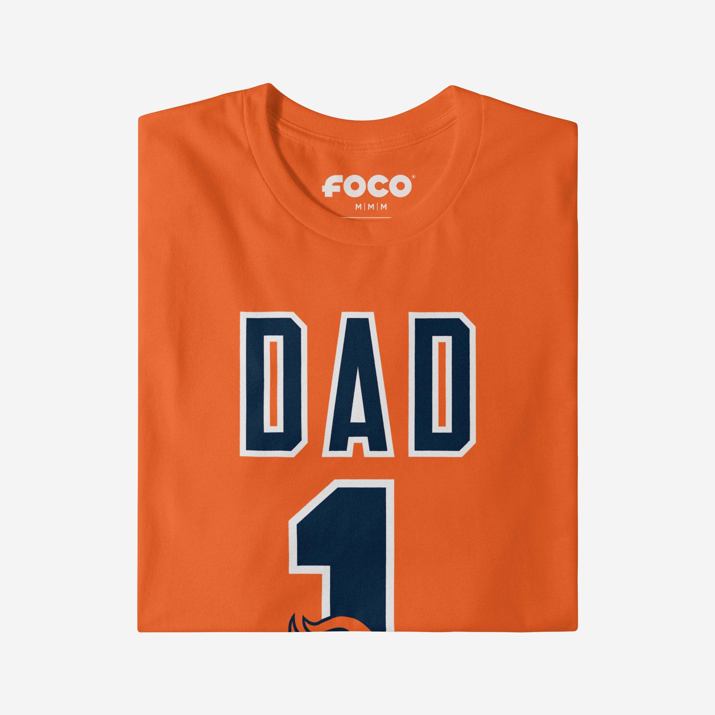 Denver Broncos Number 1 Dad T-Shirt - Image 4