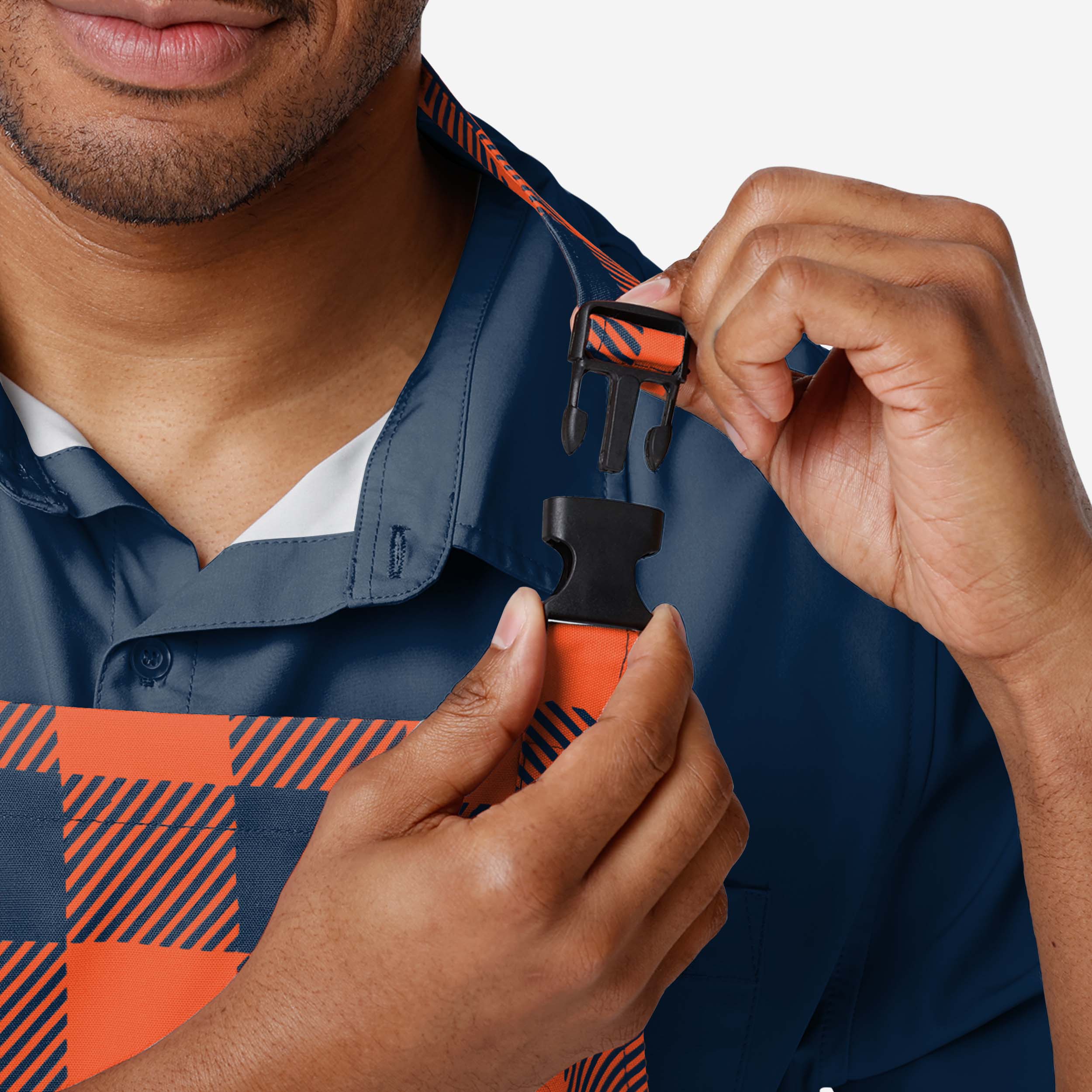 Denver Broncos Plaid Apron - Image 3