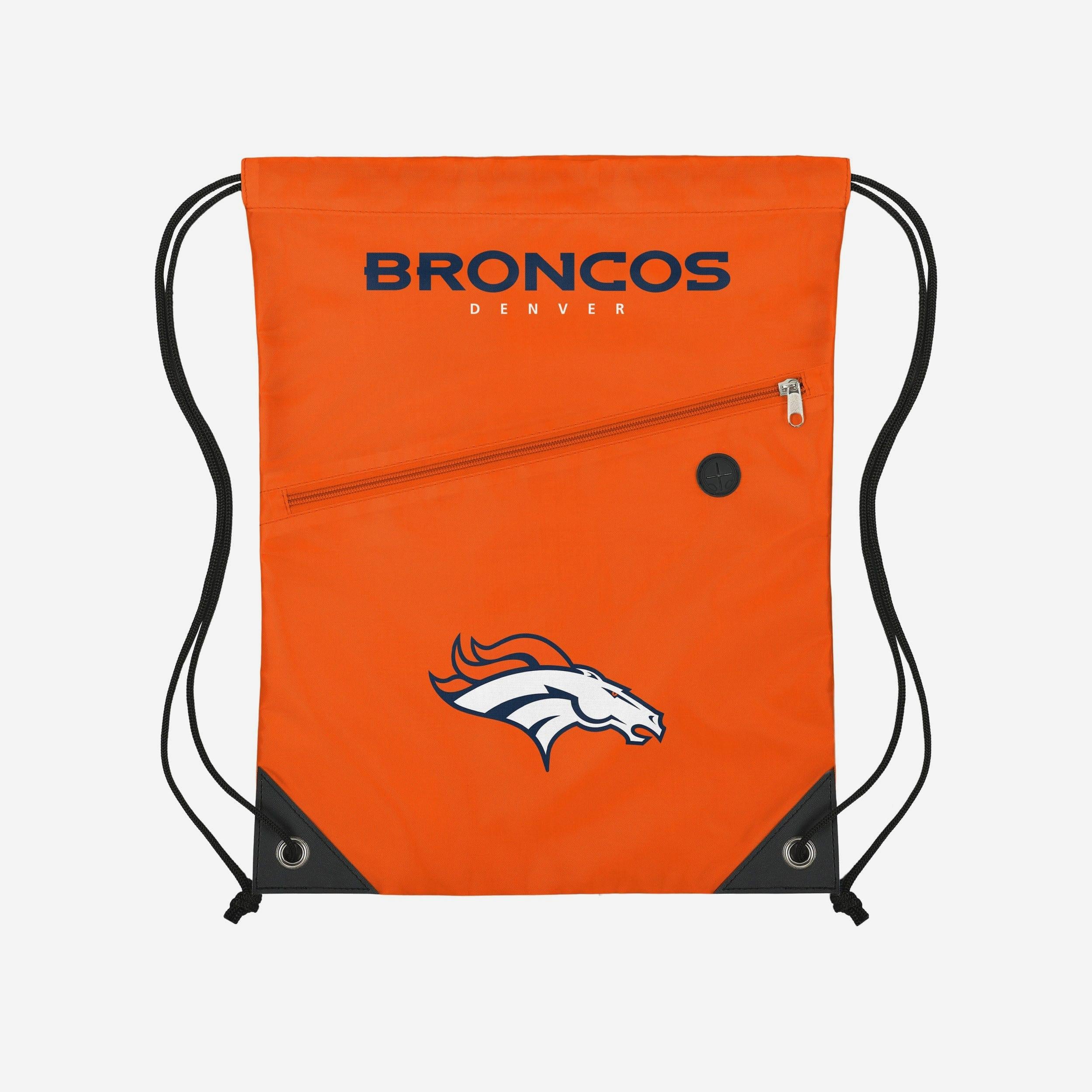Denver Broncos Pocket Drawstring Backpack - Image 2