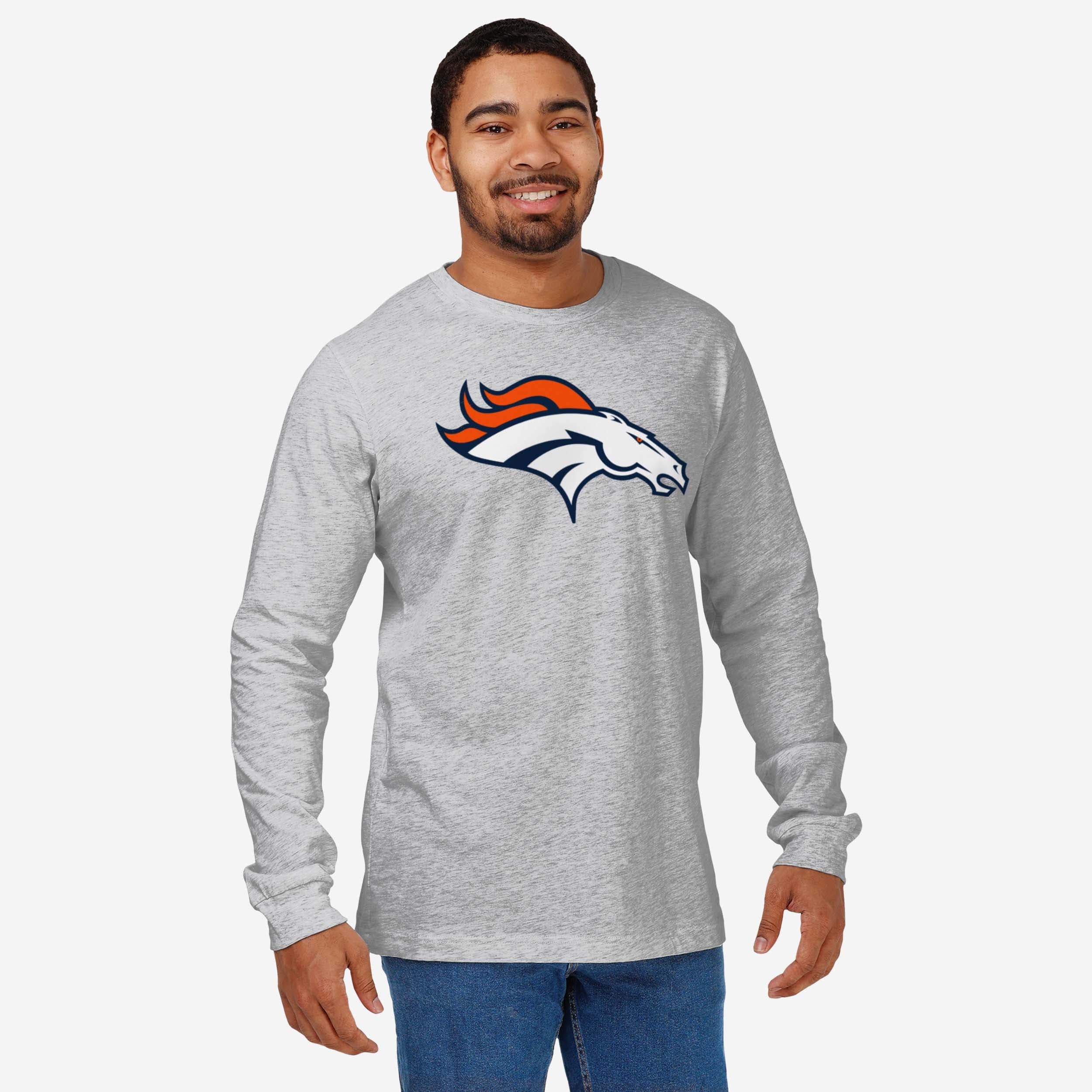 Denver Broncos Primary Logo Long Sleeve T-Shirt - Image 13