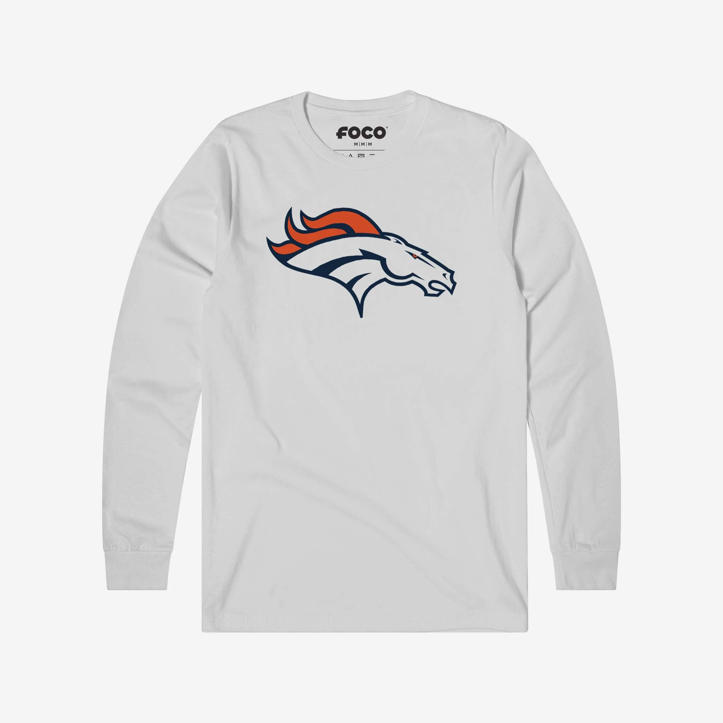 Denver Broncos Primary Logo Long Sleeve T-Shirt - Image 16