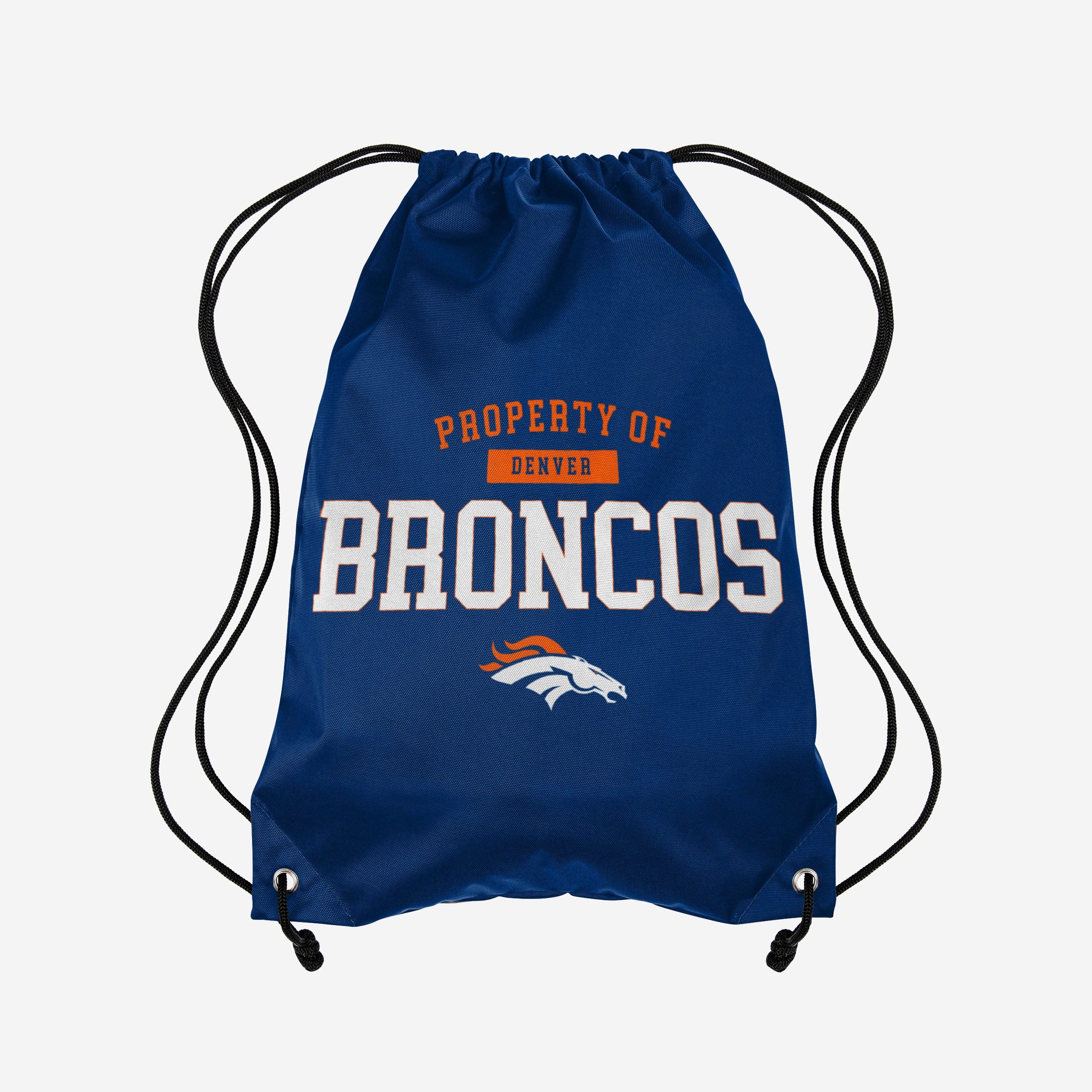 Denver Broncos Property Of Drawstring Backpack