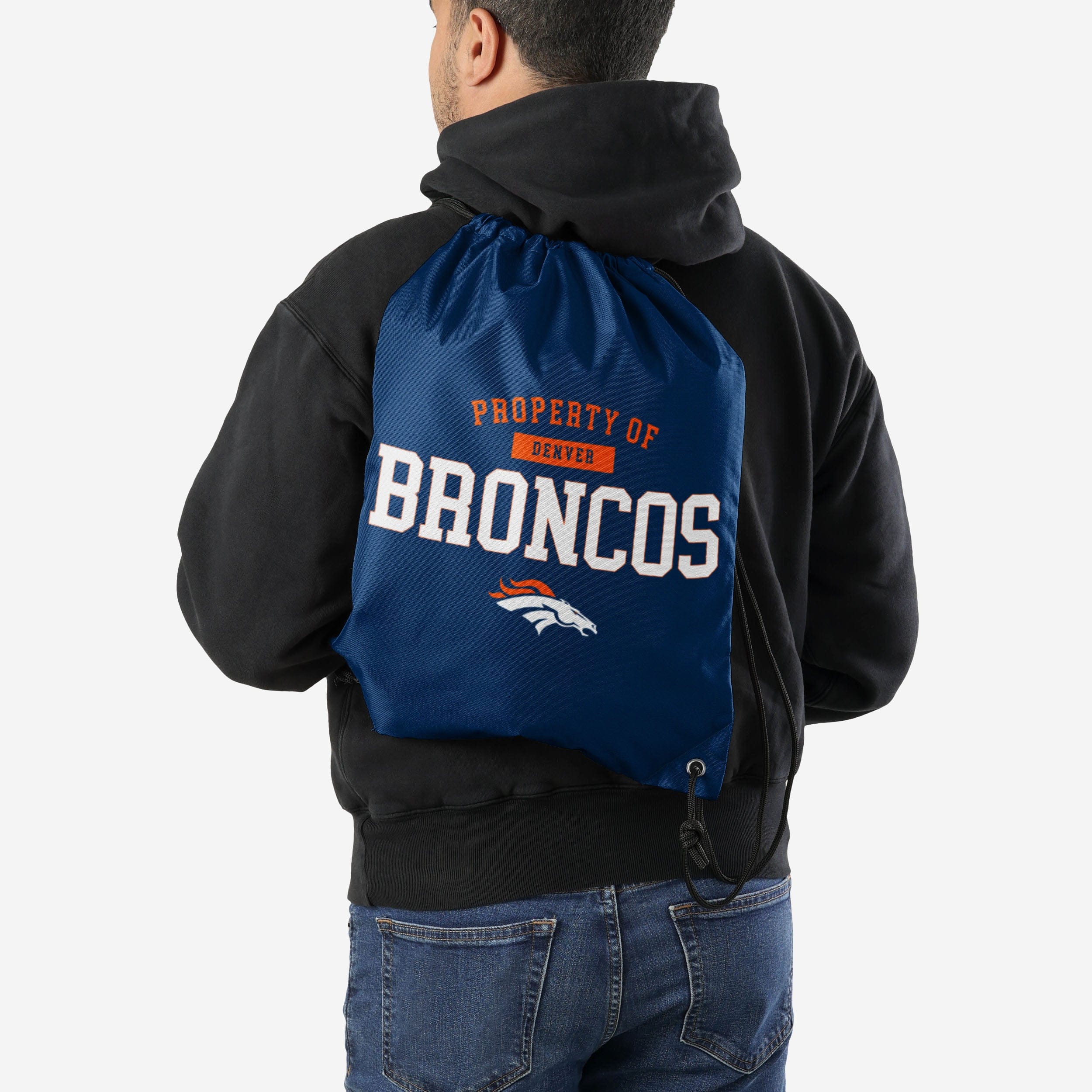 Denver Broncos Property Of Drawstring Backpack - Image 2