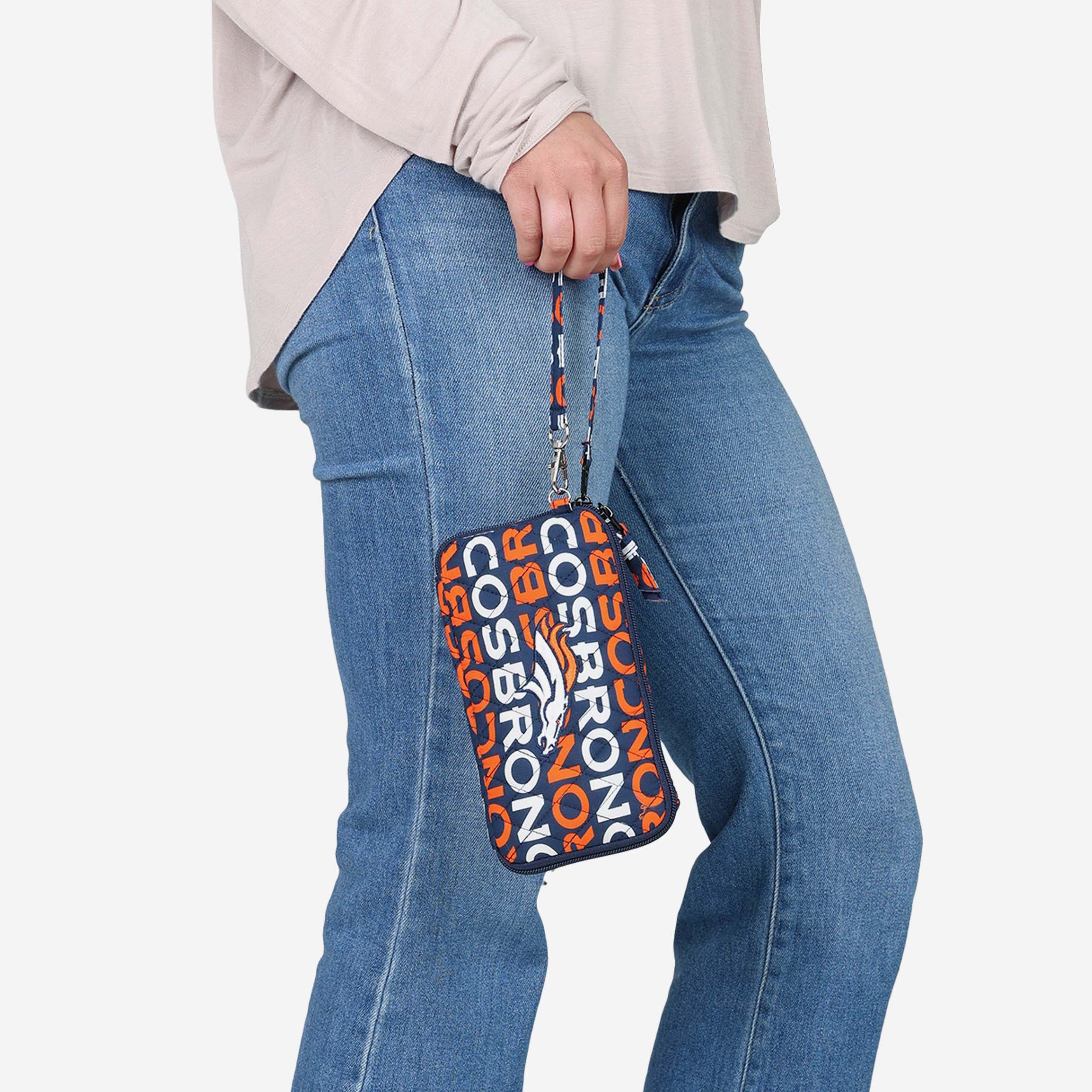 Denver Broncos Quilted Printed Wristlet - Image 2