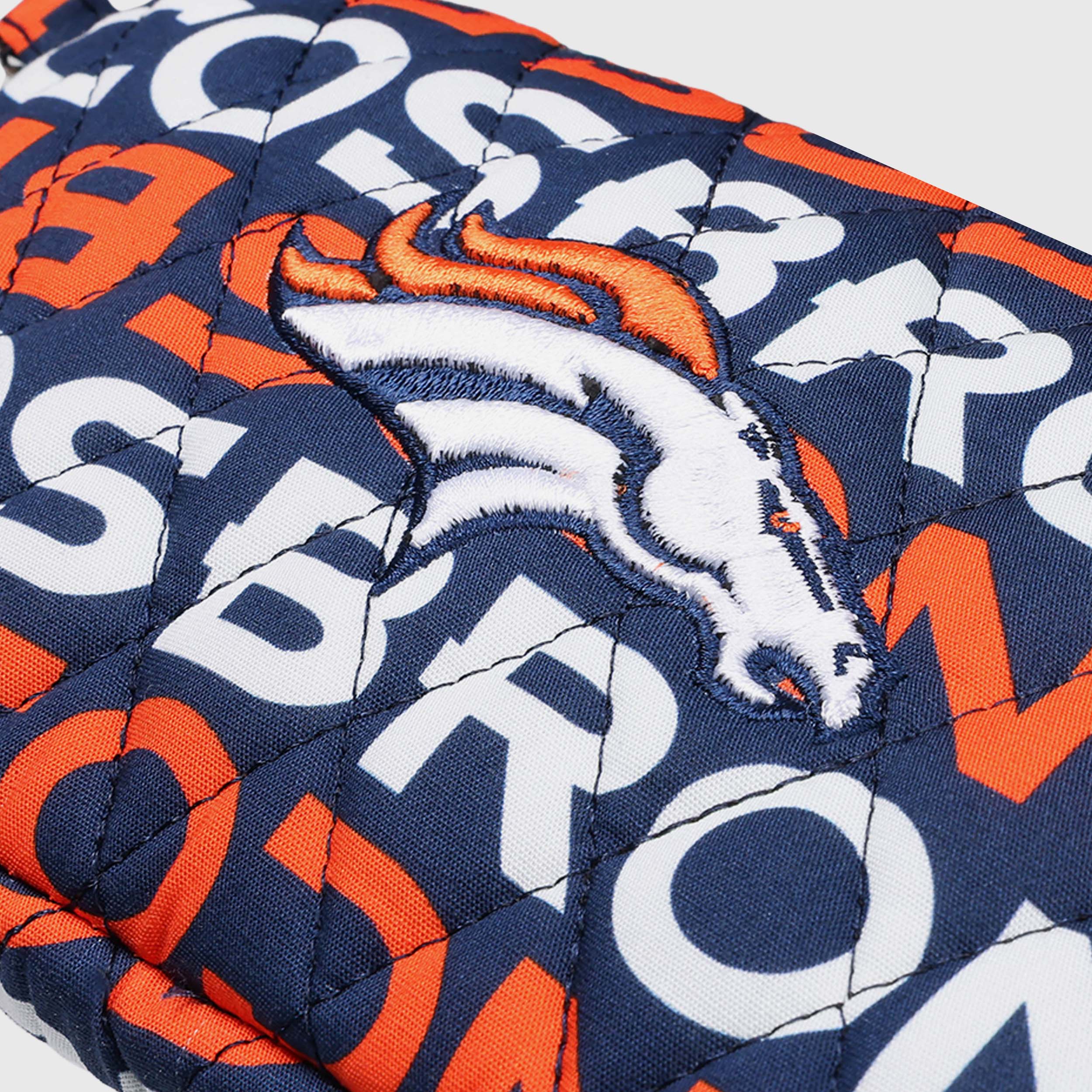 Denver Broncos Quilted Printed Wristlet - Image 6