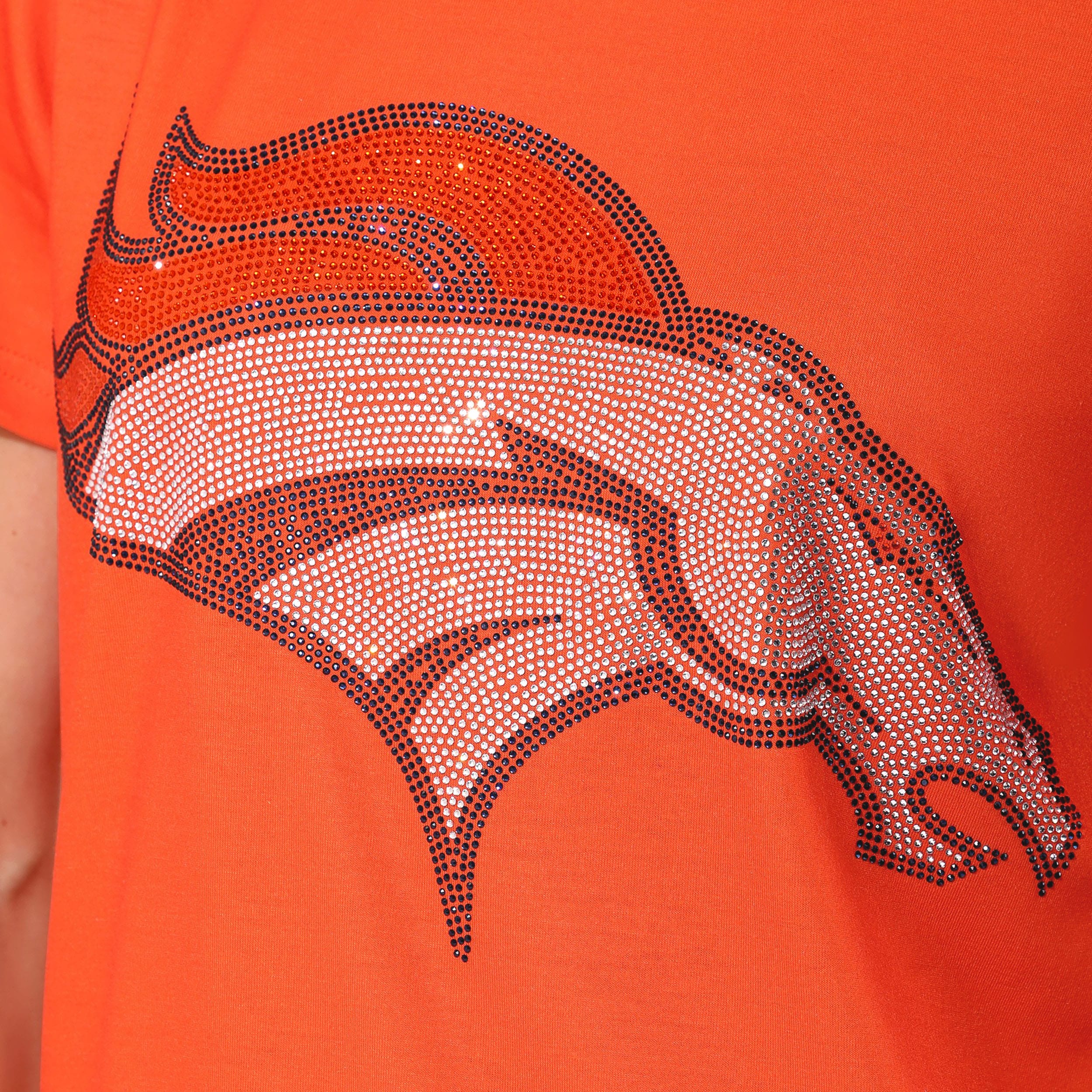 Denver Broncos Rhinestone Tunic Top - Image 2