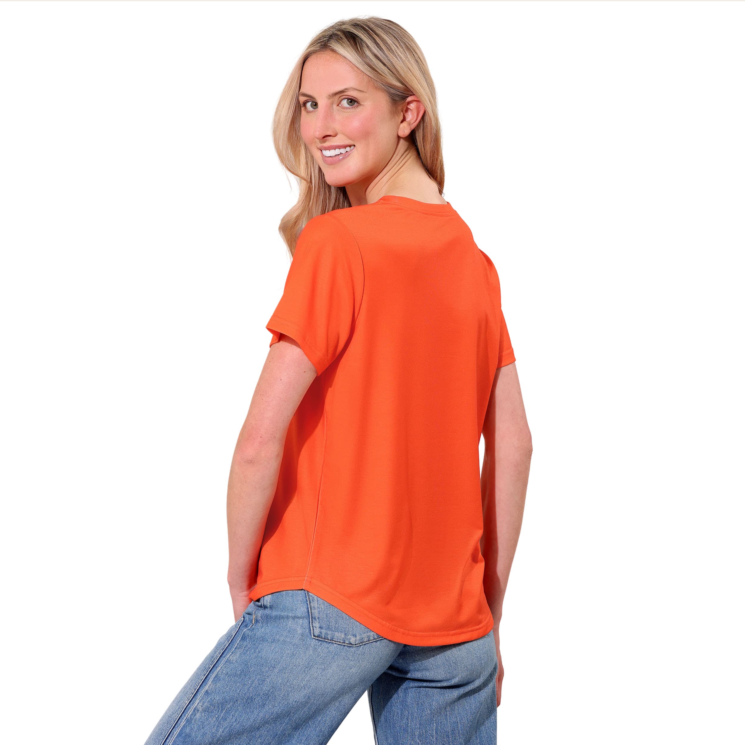 Denver Broncos Rhinestone Tunic Top - Image 3