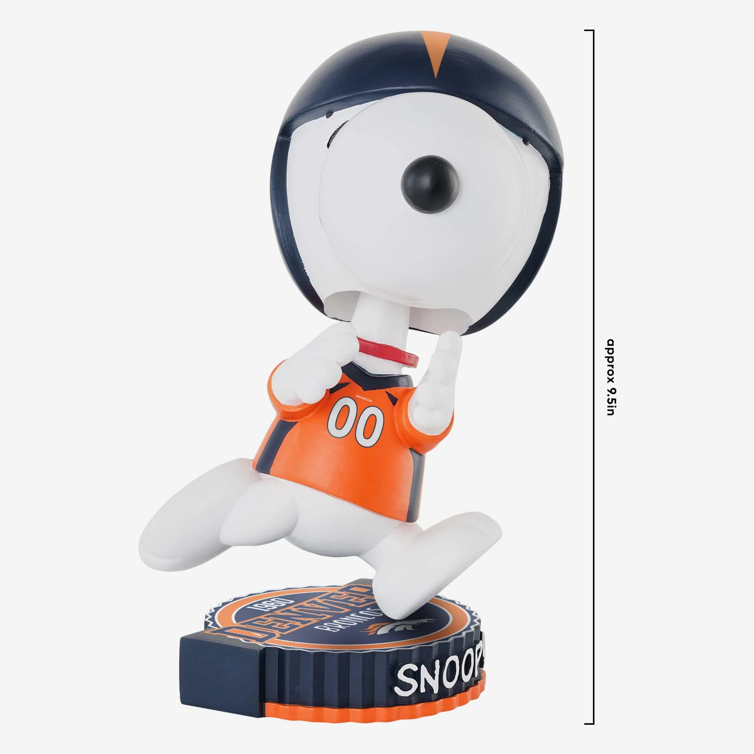 Denver Broncos Snoopy Peanuts Bighead Bobblehead - Image 4