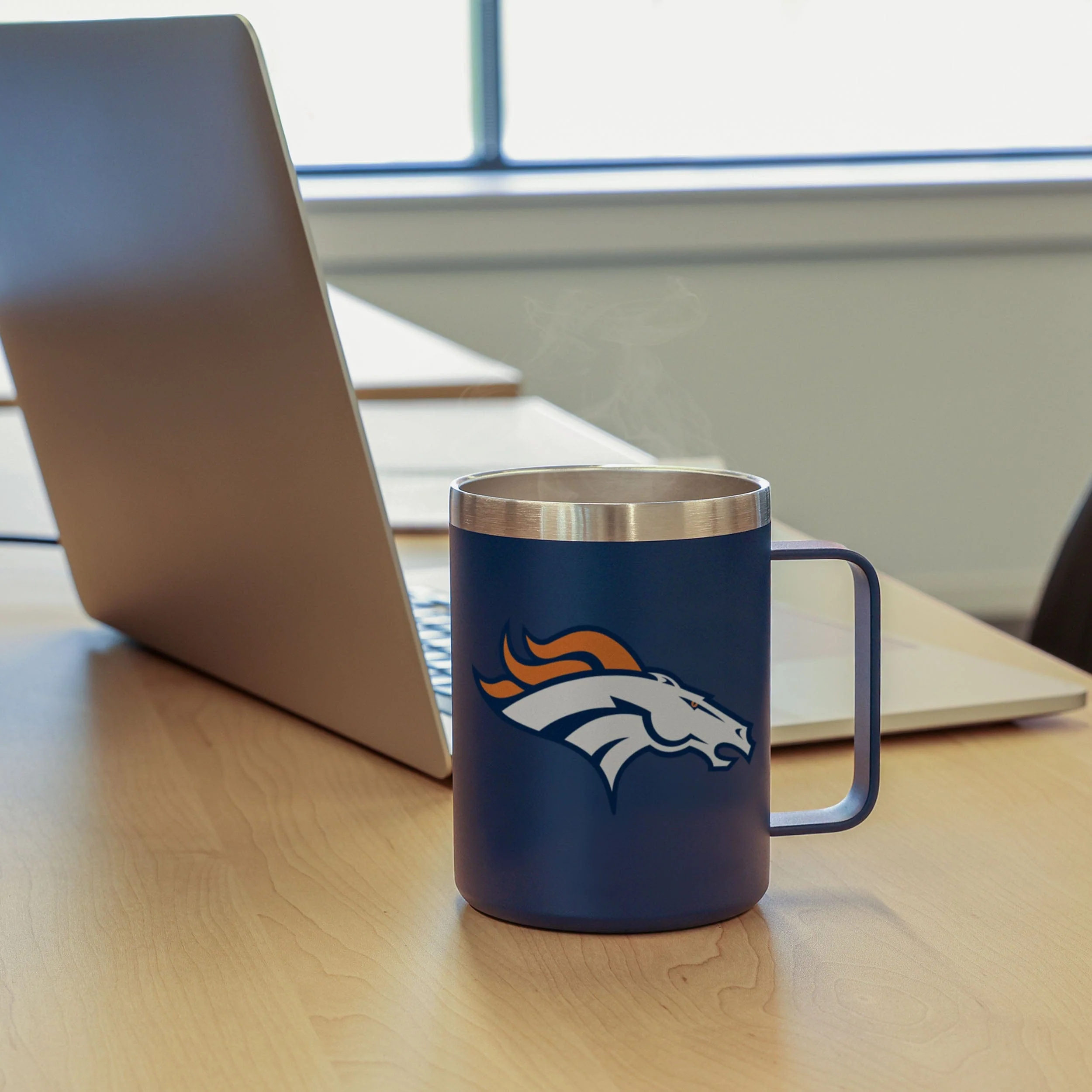 Denver Broncos Team Color Insulated Stainless Steel Mug - Image 4