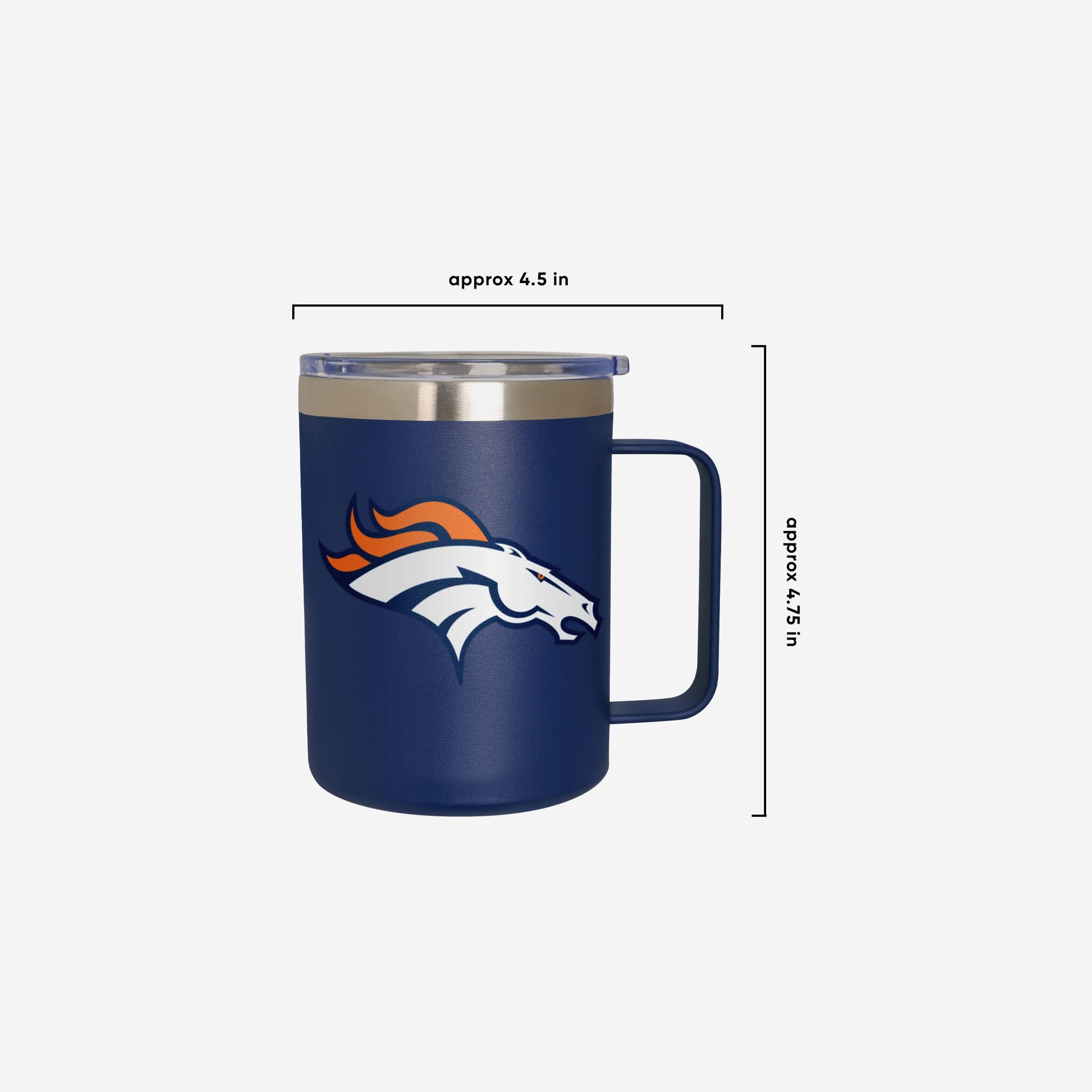 Denver Broncos Team Color Insulated Stainless Steel Mug - Image 5
