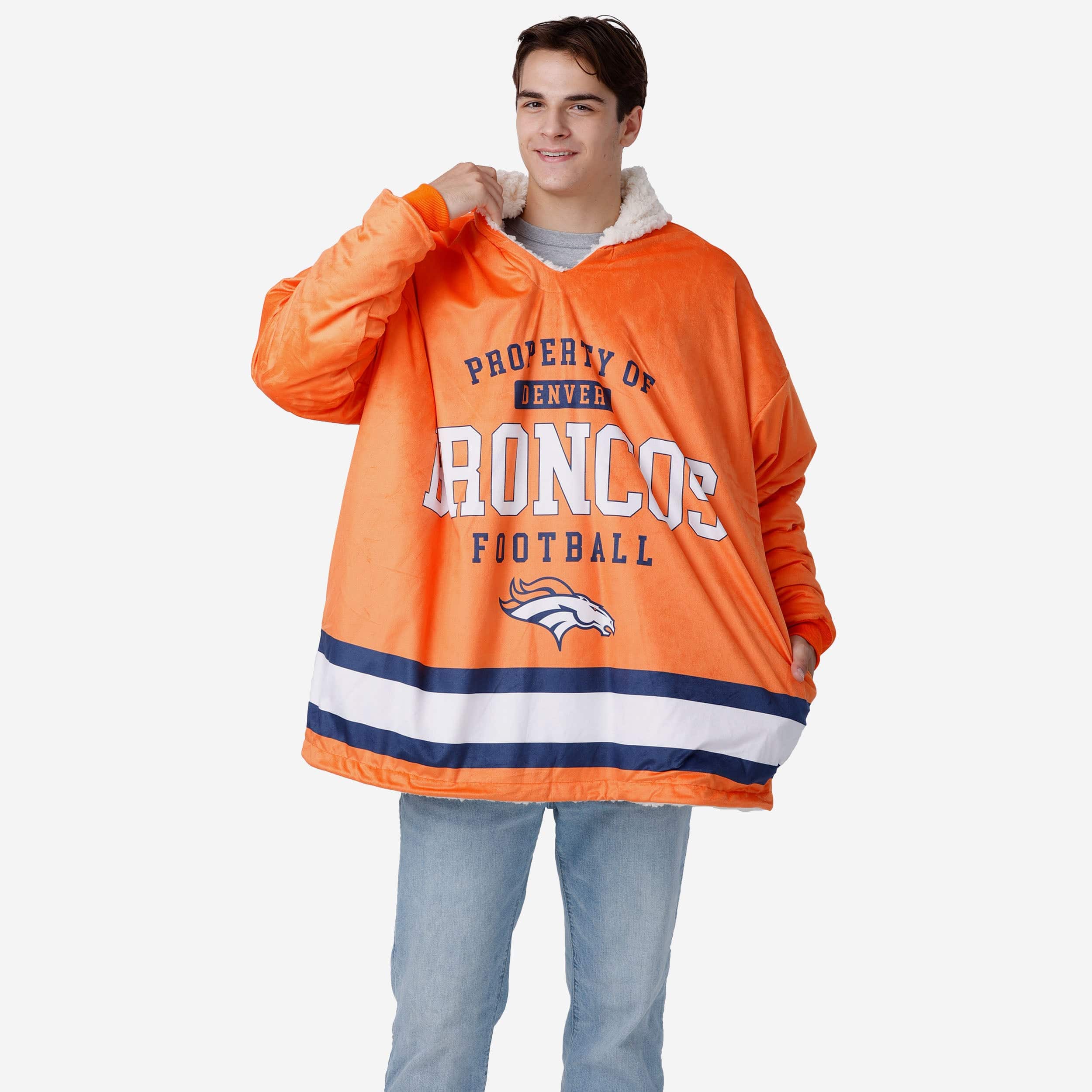 Denver Broncos Team Color Property Of Hoodeez - Image 3