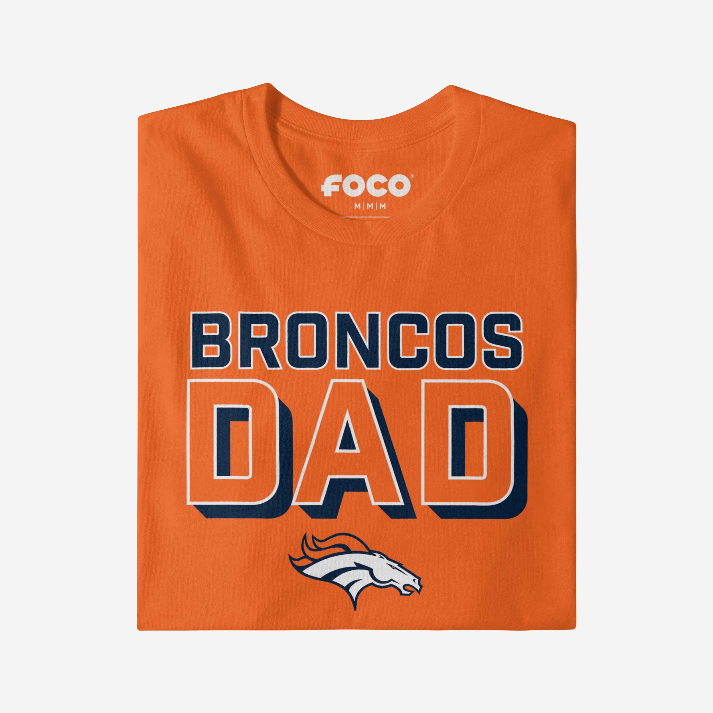 Denver Broncos Team Dad T-Shirt - Image 4