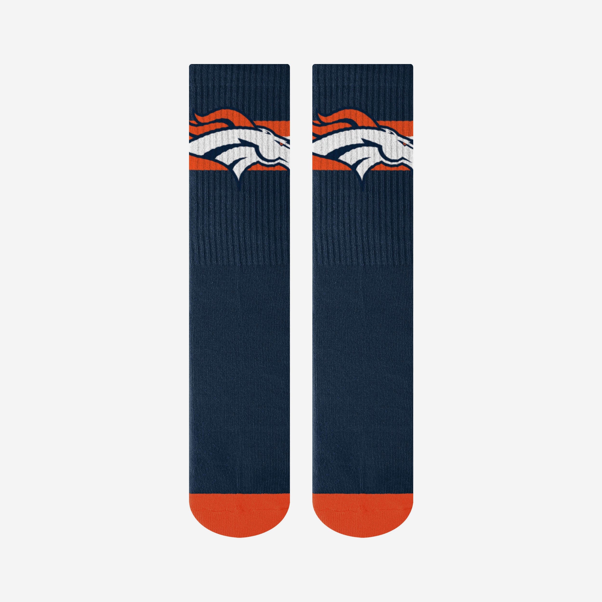 Denver Broncos Team Stripe Crew Socks - Image 3