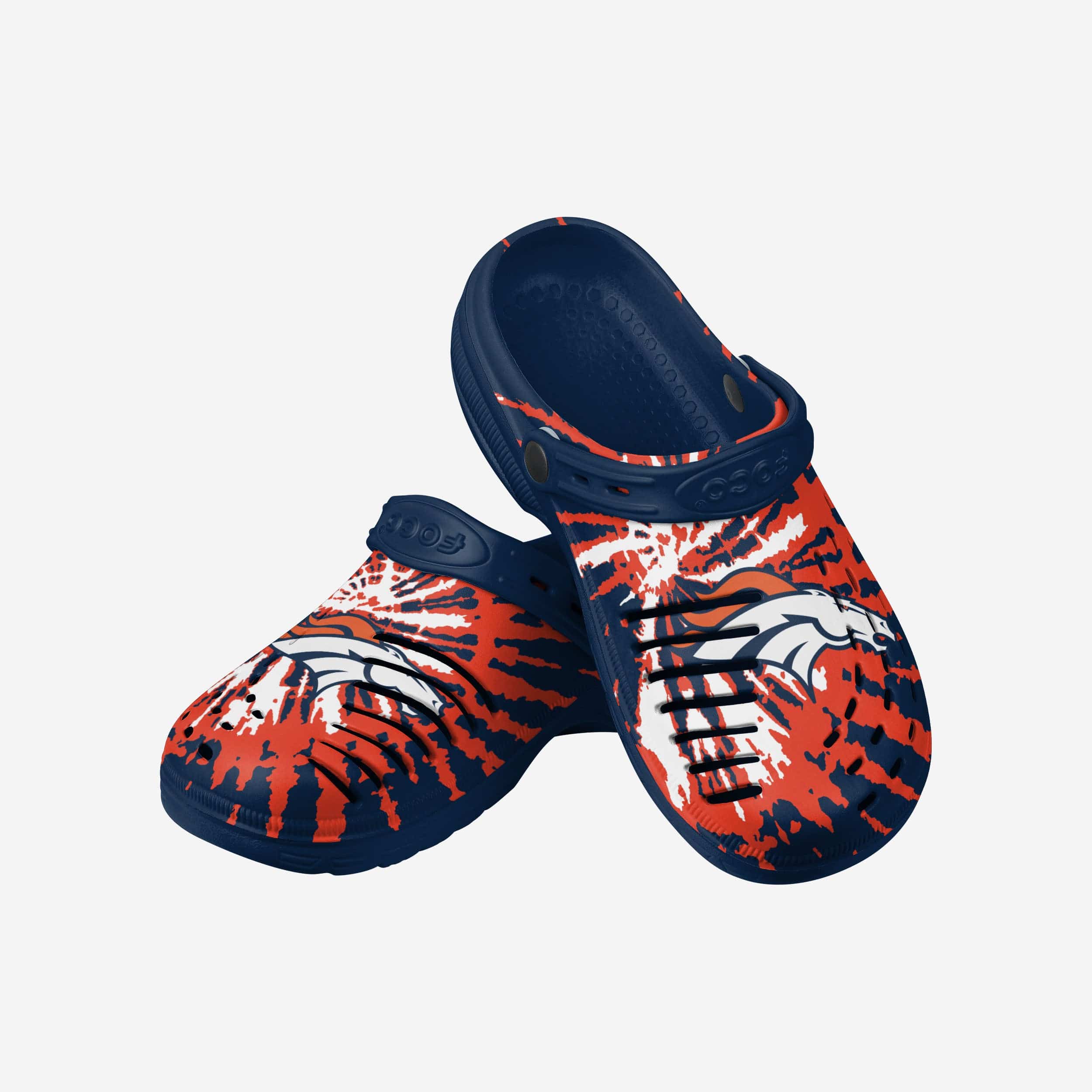 Denver Broncos Tie-Dye Clog With Strap - Image 3